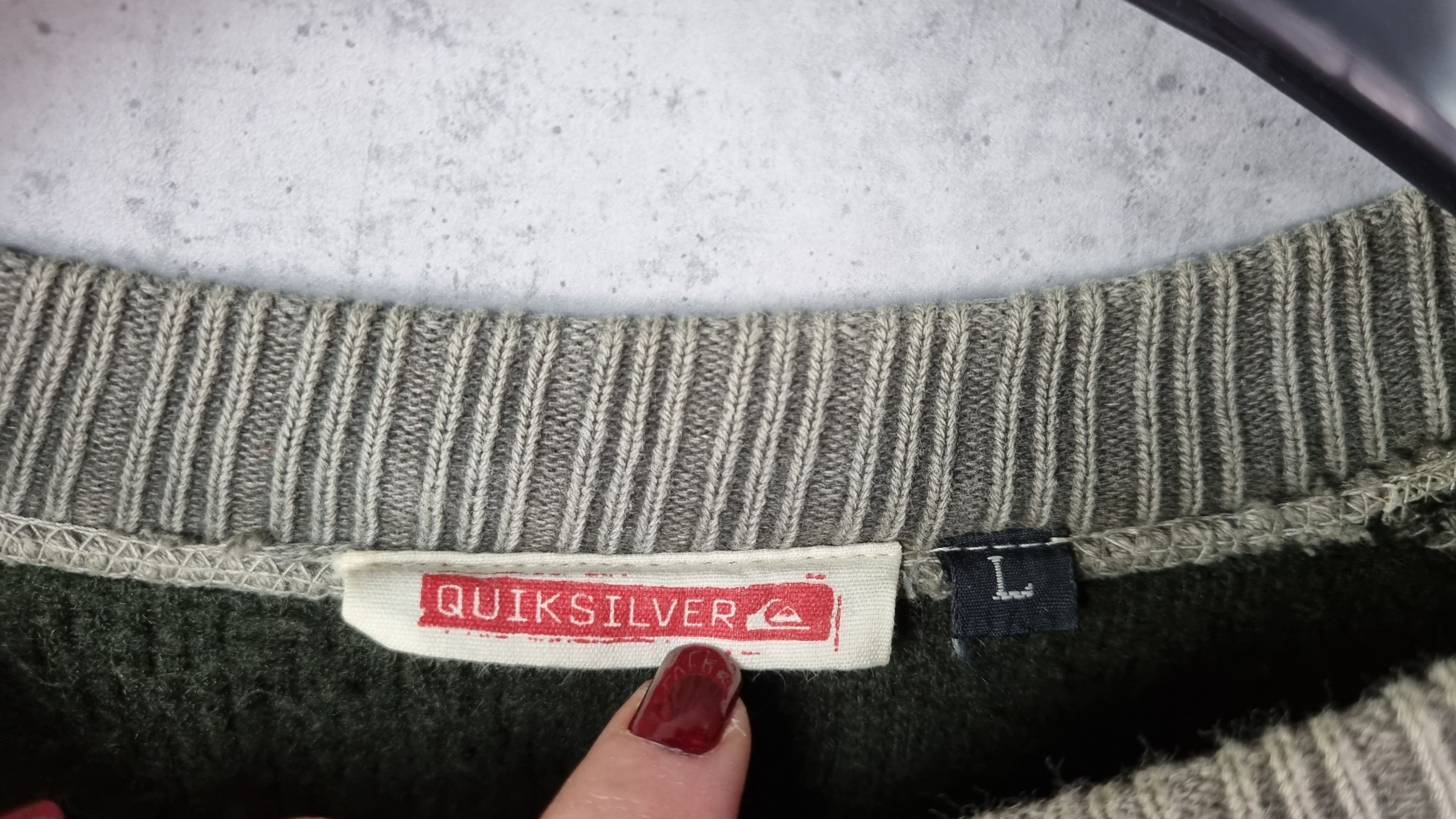 Japanese Brand × Quicksilver Rare 80s Quicksilver Velour & Fleece Sweatshirt Surf Style Size US L / EU 52-54 / 3 - 8 Thumbnail