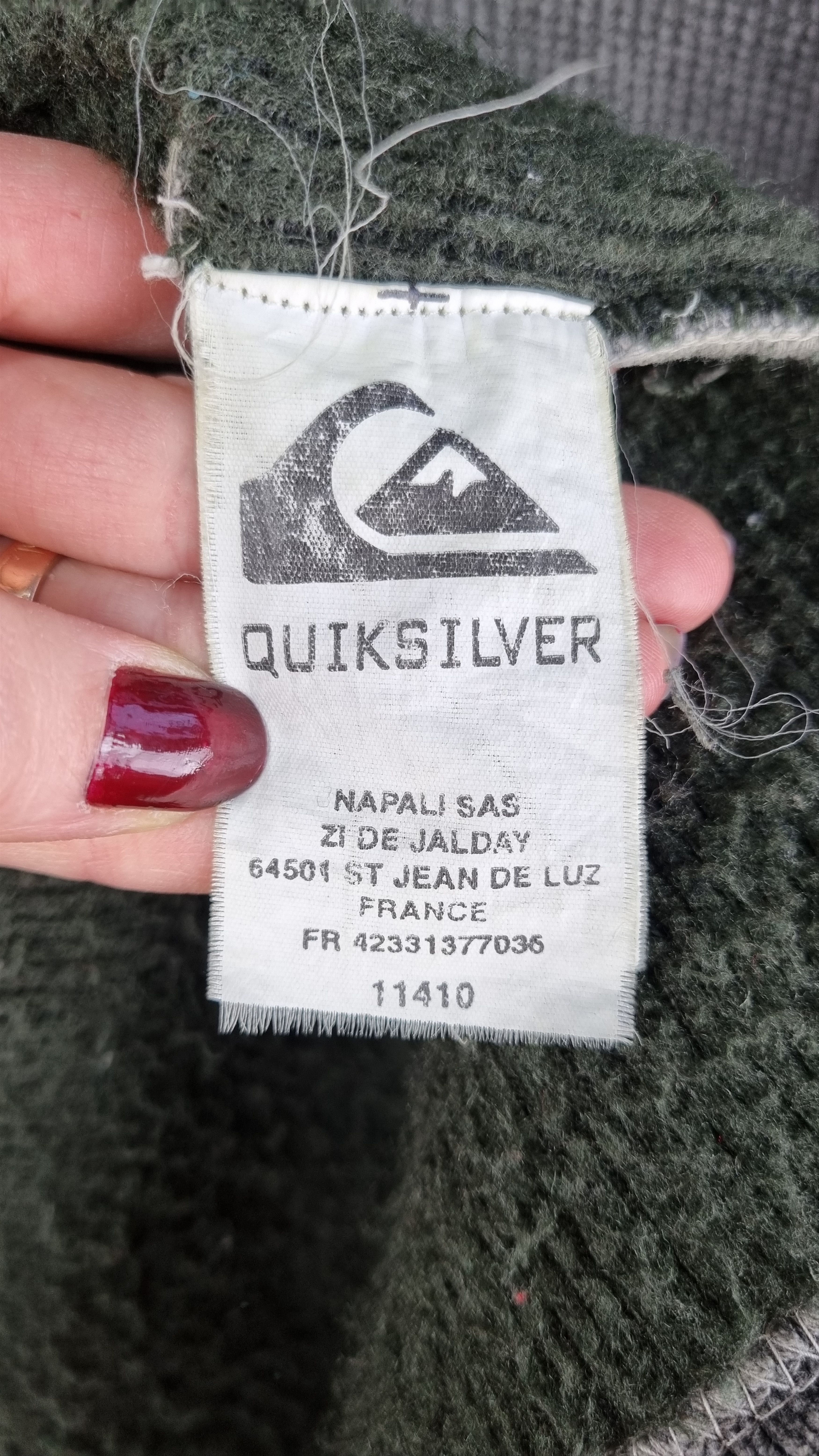 Japanese Brand × Quicksilver Rare 80s Quicksilver Velour & Fleece Sweatshirt Surf Style Size US L / EU 52-54 / 3 - 10 Thumbnail