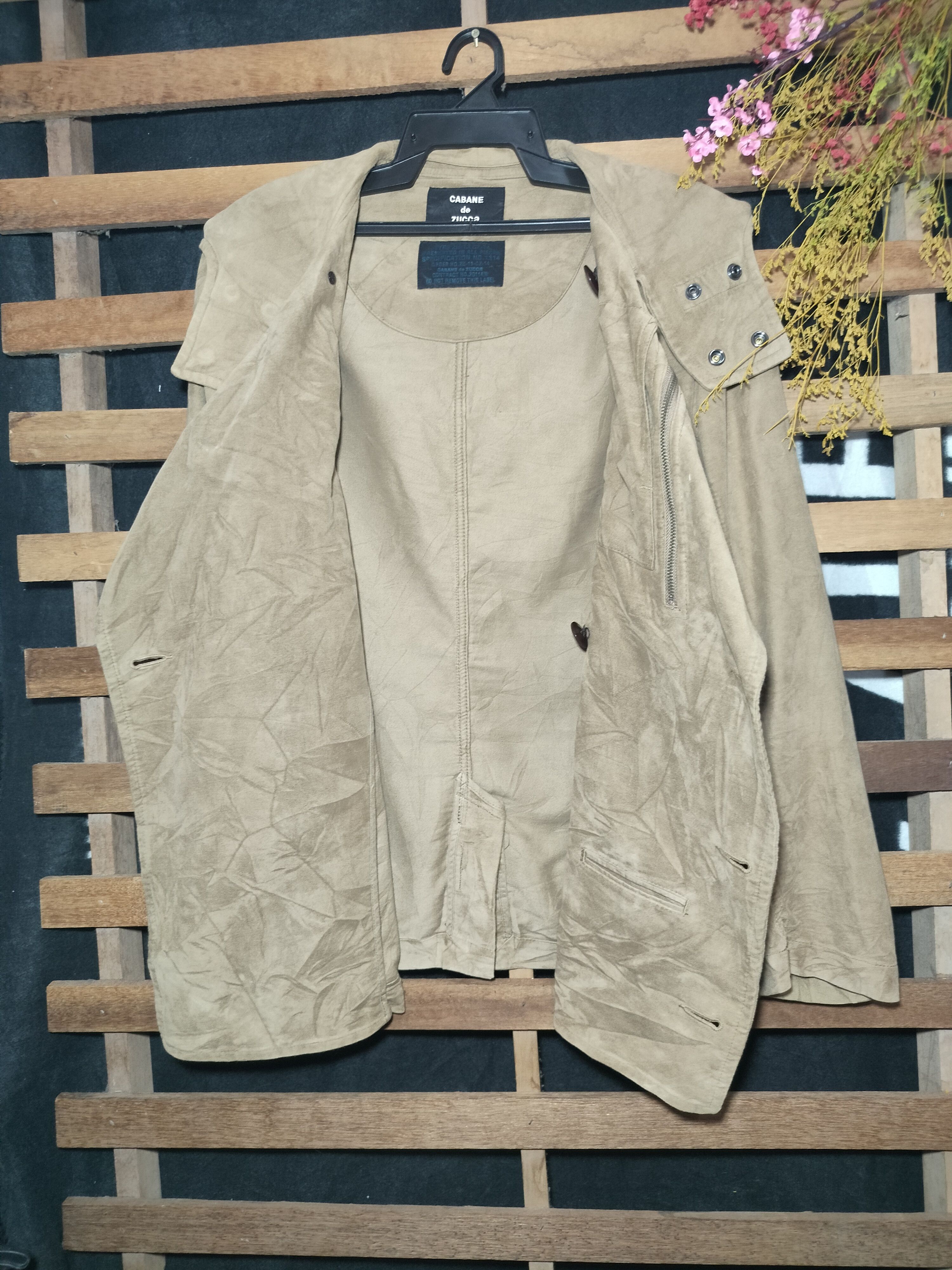 CABANE de ZUCCa CABANE DE ZUCCA DOUBLE BREAST HOODIE JACKET Size M / US 6-8 / IT 42-44 - 5 Thumbnail