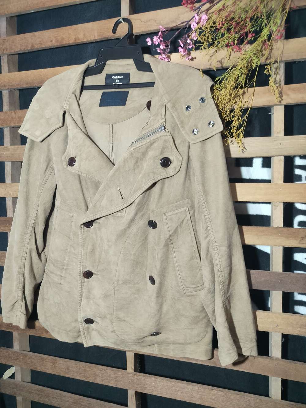 CABANE de ZUCCa CABANE DE ZUCCA DOUBLE BREAST HOODIE JACKET Size M / US 6-8 / IT 42-44 - 3 Thumbnail