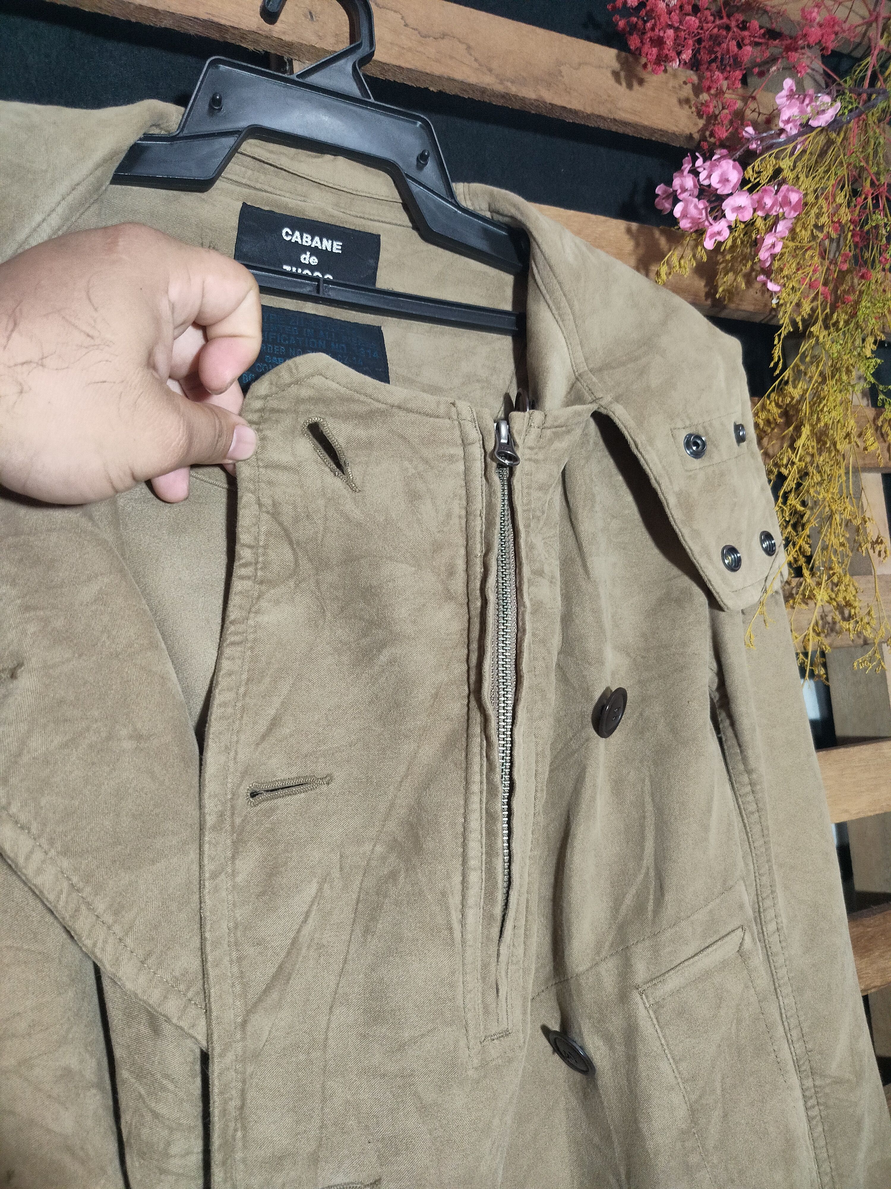 CABANE de ZUCCa CABANE DE ZUCCA DOUBLE BREAST HOODIE JACKET Size M / US 6-8 / IT 42-44 - 8 Thumbnail