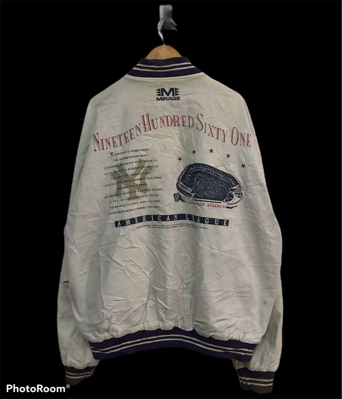 New York Yankees × Vintage New York Yankees reversible jacket Size US L / EU 52-54 / 3 - 6 Thumbnail