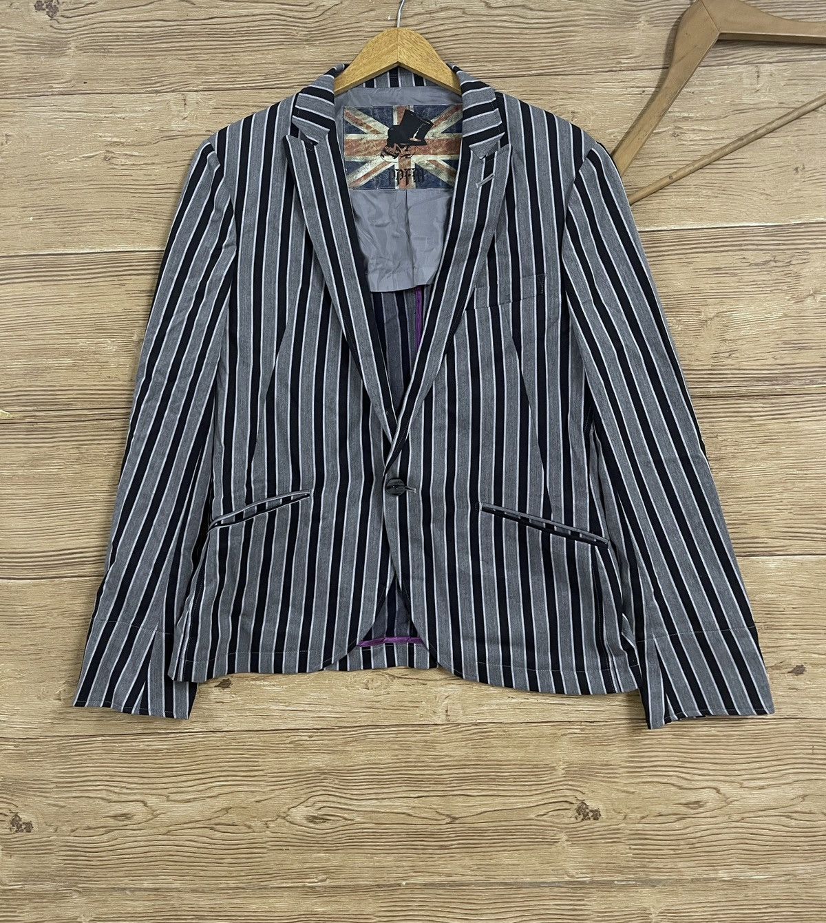 Japanese Brand × Number (N)ine × PPFM Vintage PPFM Punk Blazer Gothic L fit M Seditionaries Coat Size US M / EU 48-50 / 2 - 1 Thumbnail
