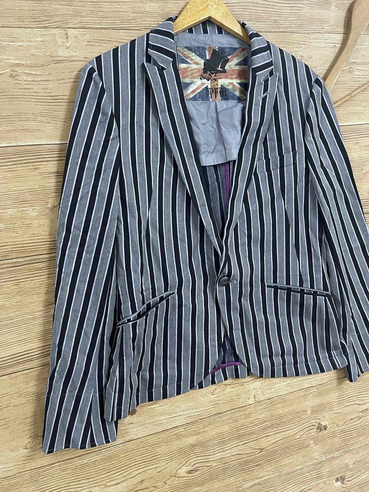 Japanese Brand × Number (N)ine × PPFM Vintage PPFM Punk Blazer Gothic L fit M Seditionaries Coat Size US M / EU 48-50 / 2 - 3 Thumbnail