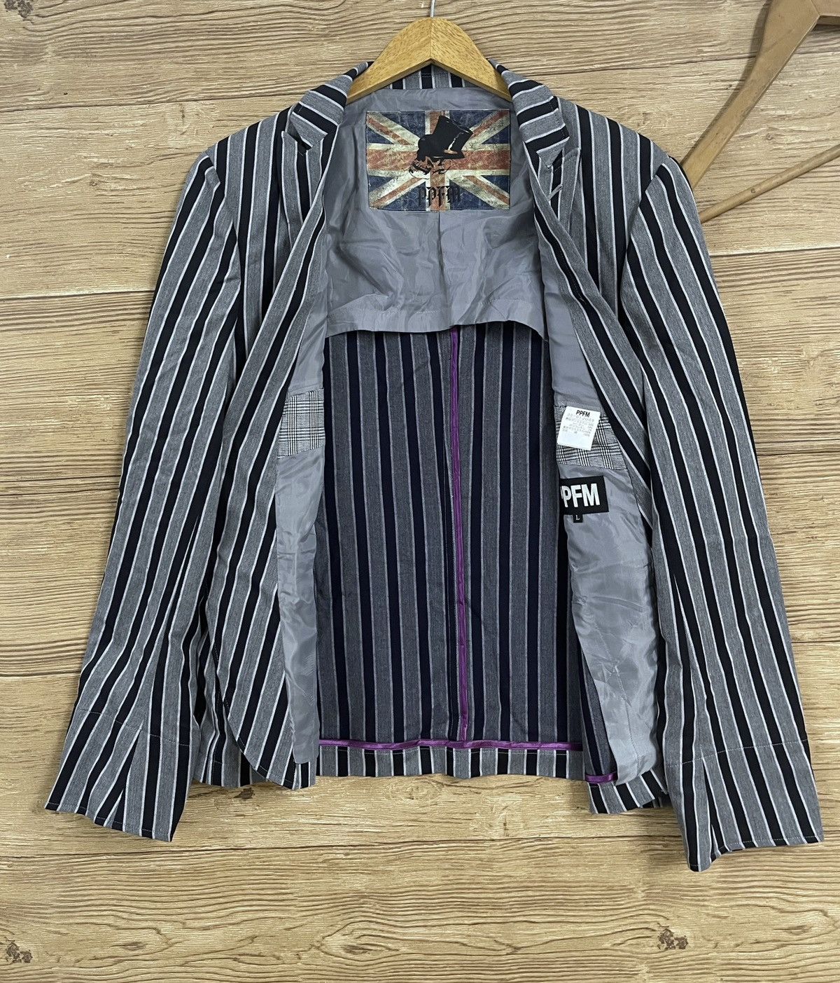 Japanese Brand × Number (N)ine × PPFM Vintage PPFM Punk Blazer Gothic L fit M Seditionaries Coat Size US M / EU 48-50 / 2 - 4 Thumbnail