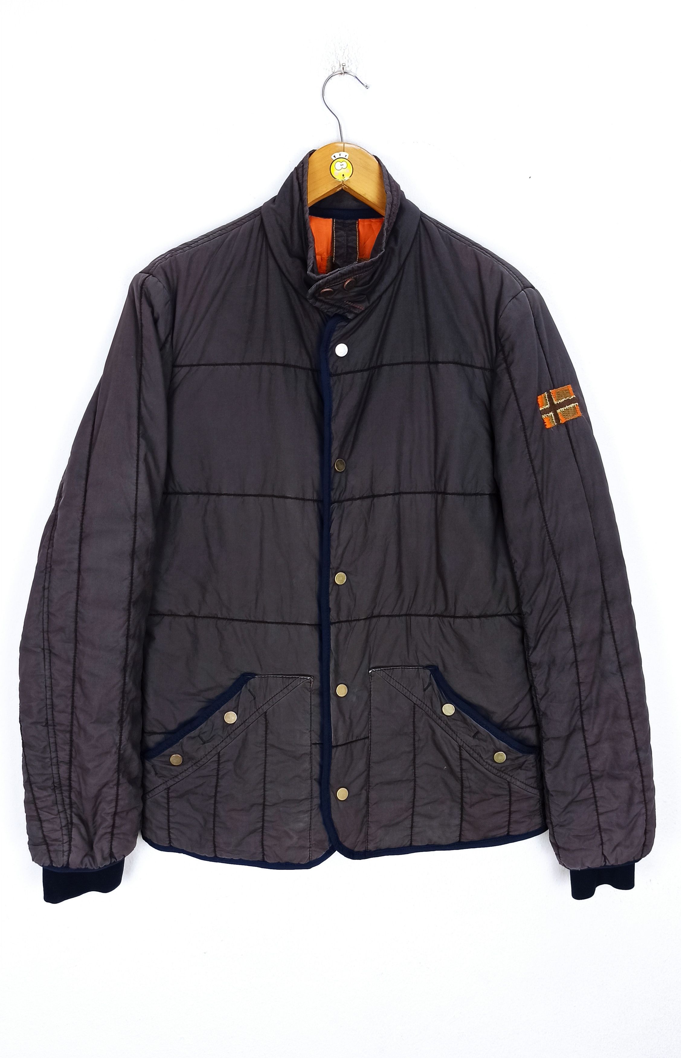 Napapijri Rare🔥 Distressed Napapijri jacket Full Button From Romania Size US S / EU 44-46 / 1 - 1 Thumbnail