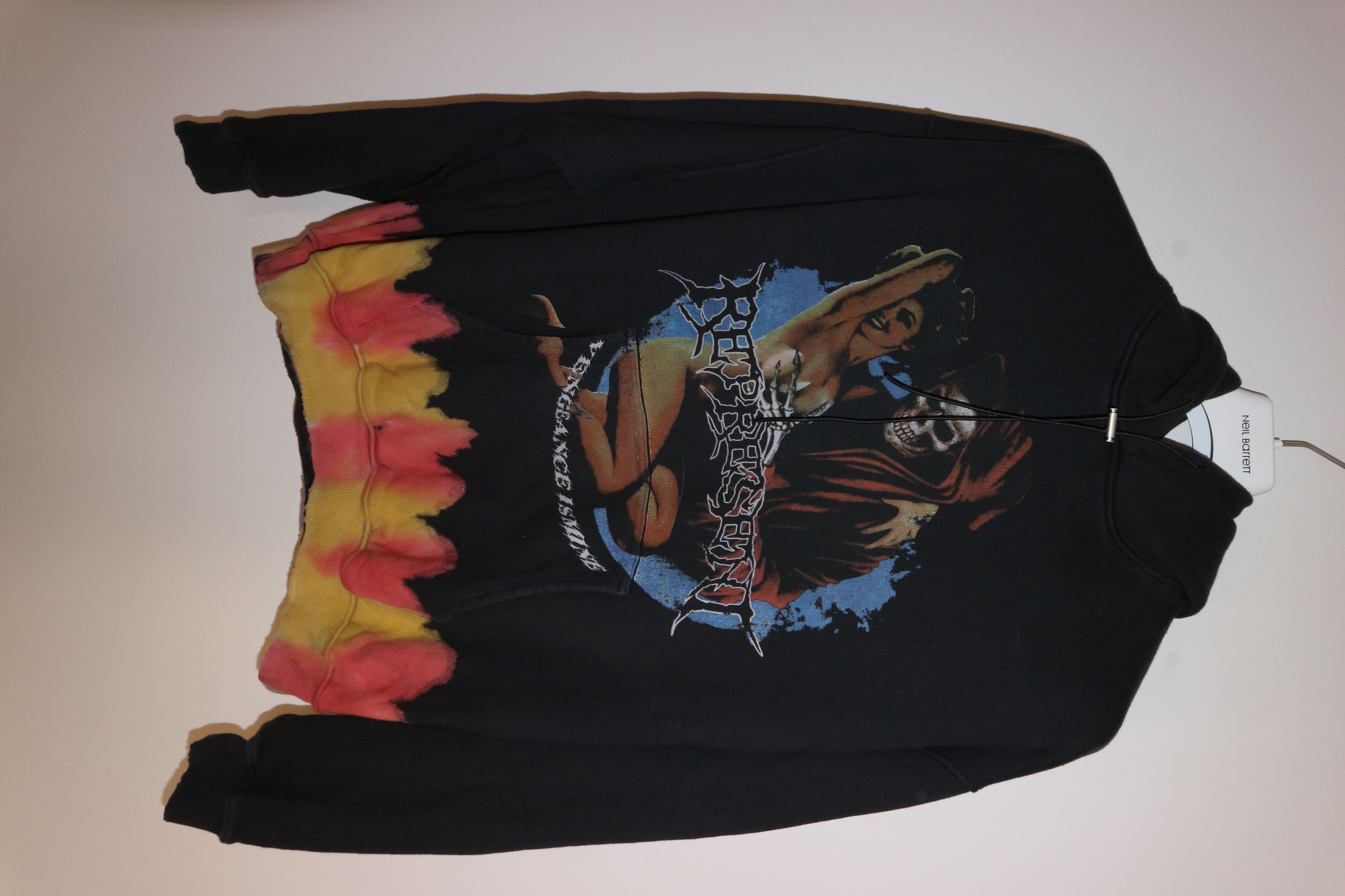 image of Represent Clo "vengance Is Mine" Print Hoodie in Black, Men's (Size Small)