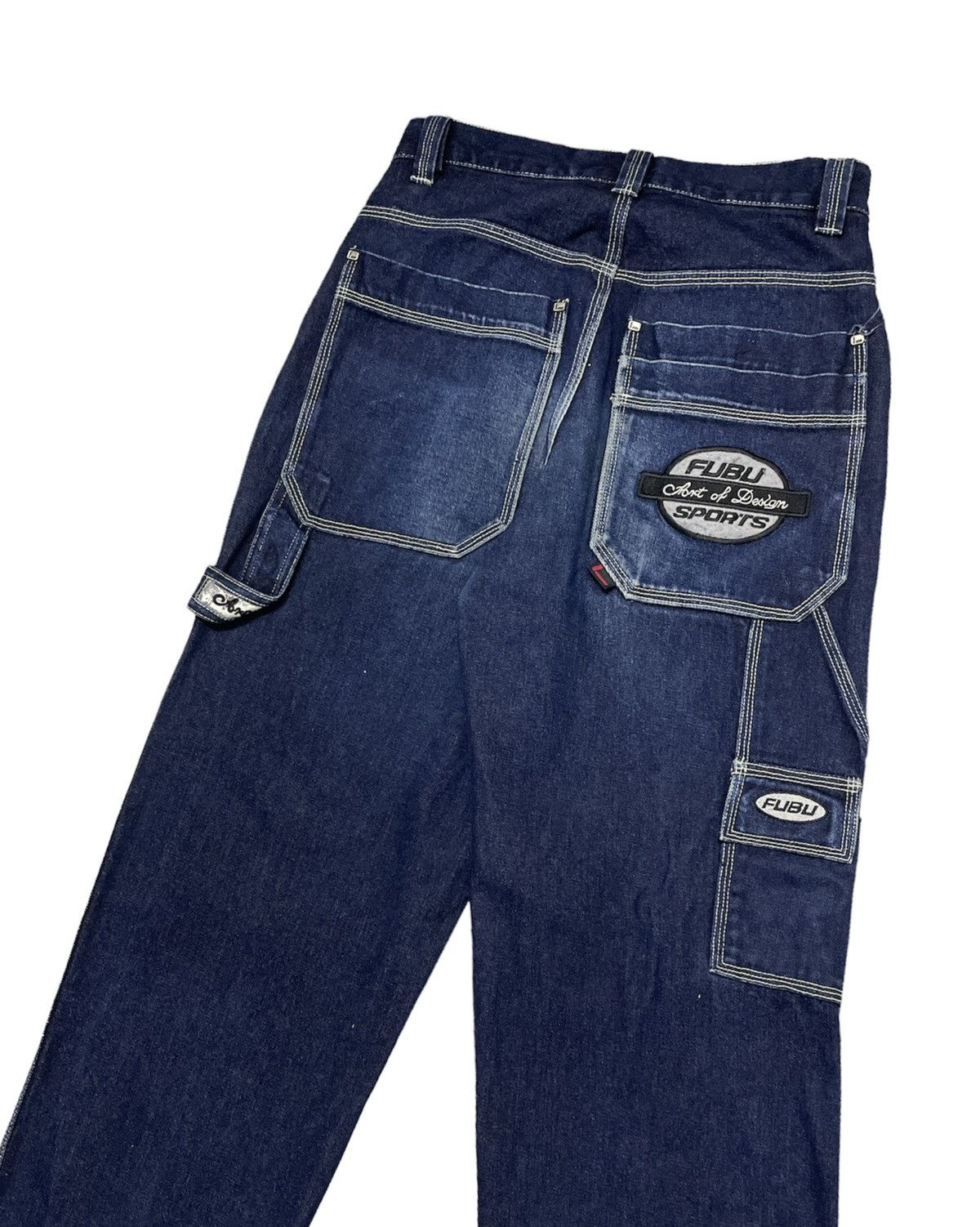 Fubu Vintage Fubu Carpenter Jeans Embroidery Logo Distressed Size US 30 / EU 46 - 1 Thumbnail
