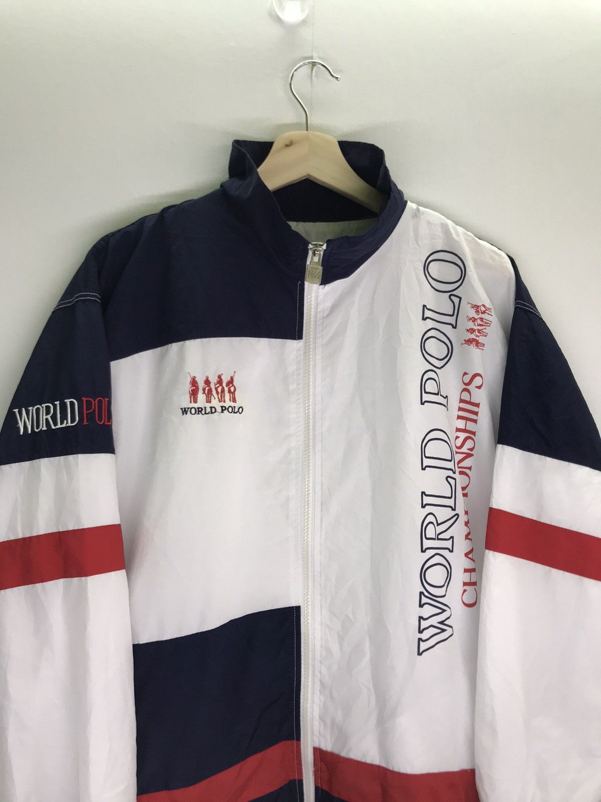 Beverly Hills Polo Club Vintage 90s World Polo Championships Light jacket Size US L / EU 52-54 / 3 - 2 Thumbnail