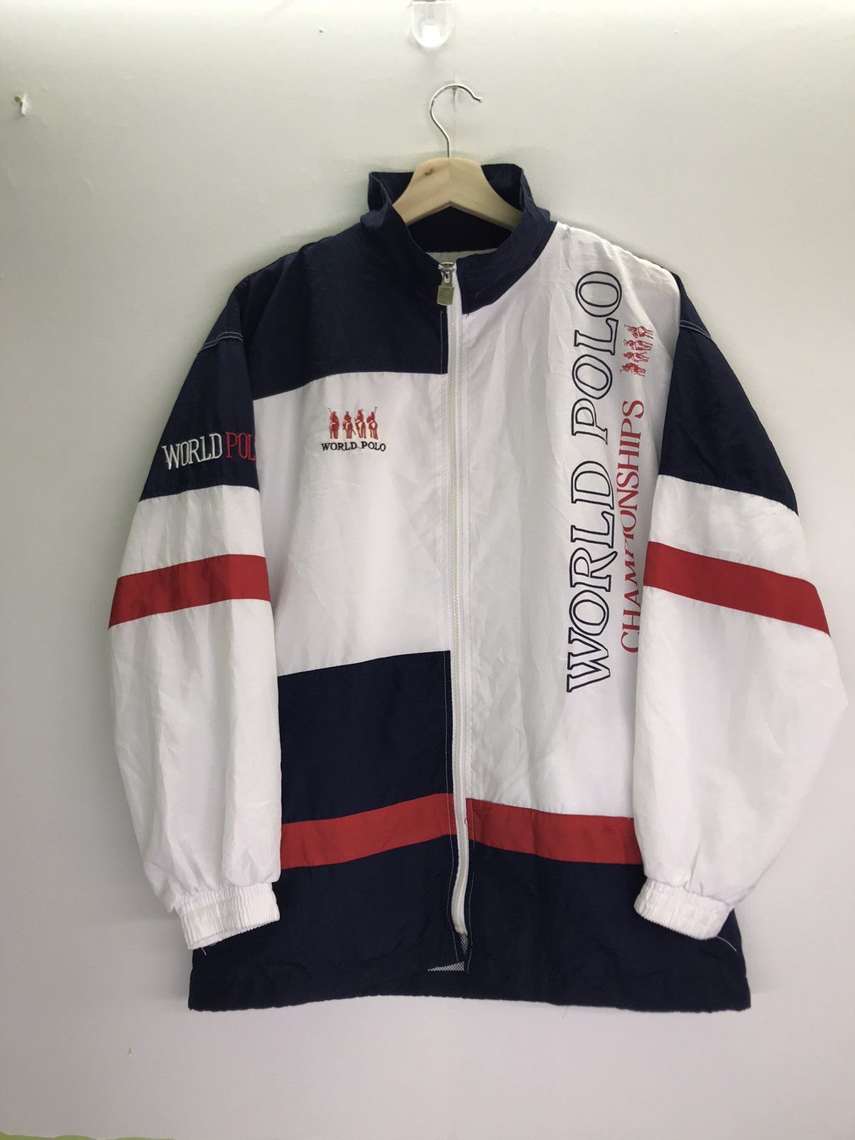 Beverly Hills Polo Club Vintage 90s World Polo Championships Light jacket Size US L / EU 52-54 / 3 - 1 Thumbnail