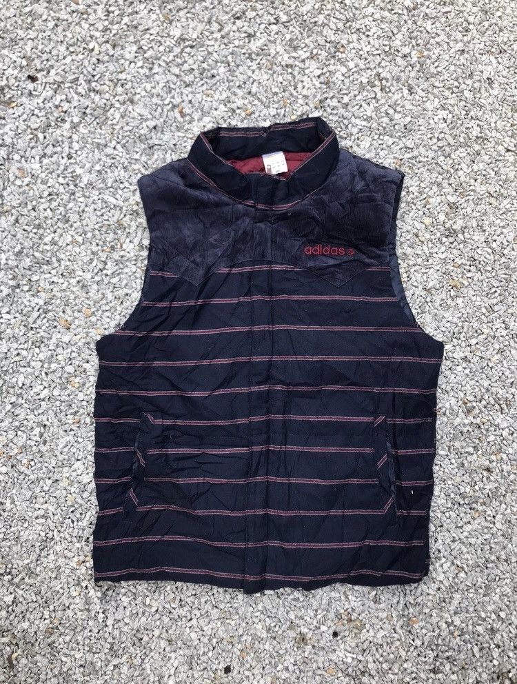 image of VTG Adidas Neo Vest Sleveless Jacket in Dark Blue, Men's (Size Small)