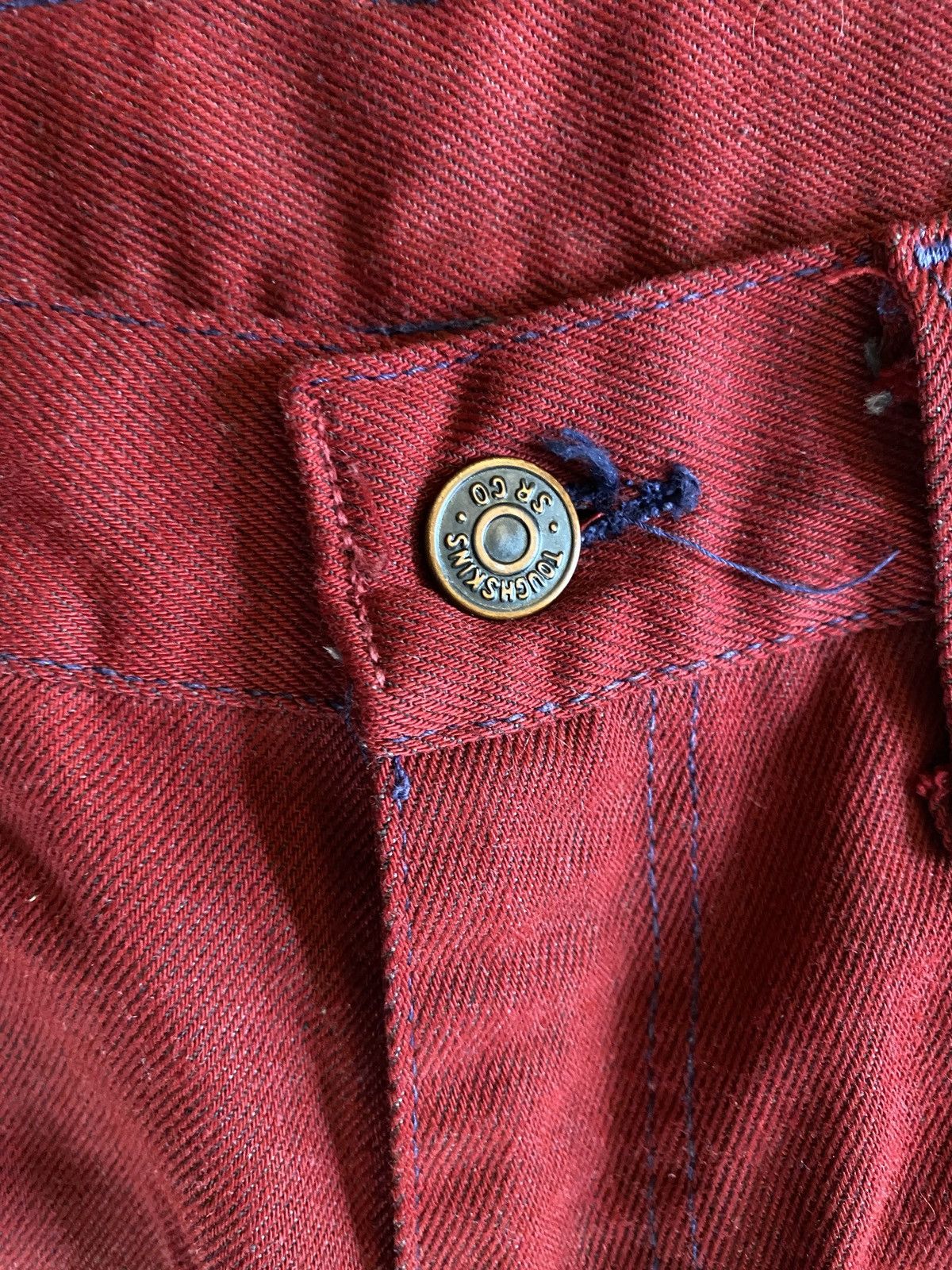 Sears × Vintage Vintage 60’s Sears Bell Bottom Denim Jeans 28x29 Pants Size US 28 / EU 44 - 8 Thumbnail