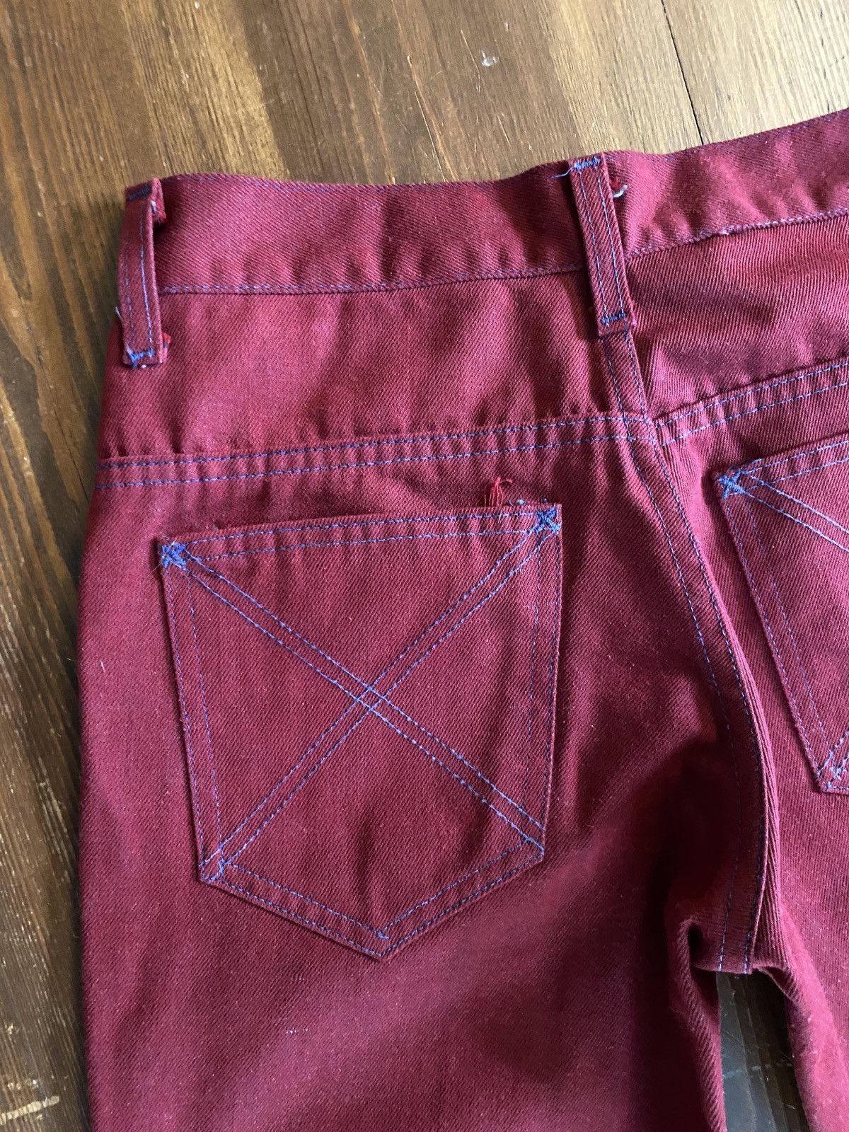 Sears × Vintage Vintage 60’s Sears Bell Bottom Denim Jeans 28x29 Pants Size US 28 / EU 44 - 18 Thumbnail