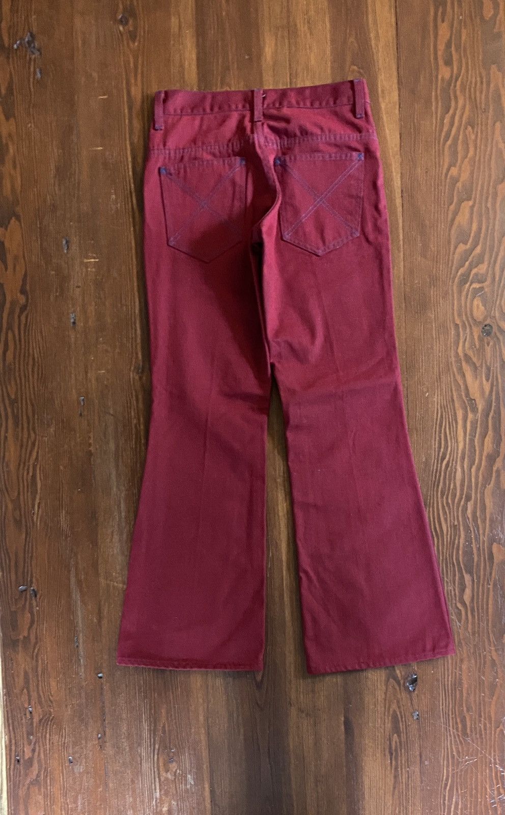 Sears × Vintage Vintage 60’s Sears Bell Bottom Denim Jeans 28x29 Pants Size US 28 / EU 44 - 12 Thumbnail