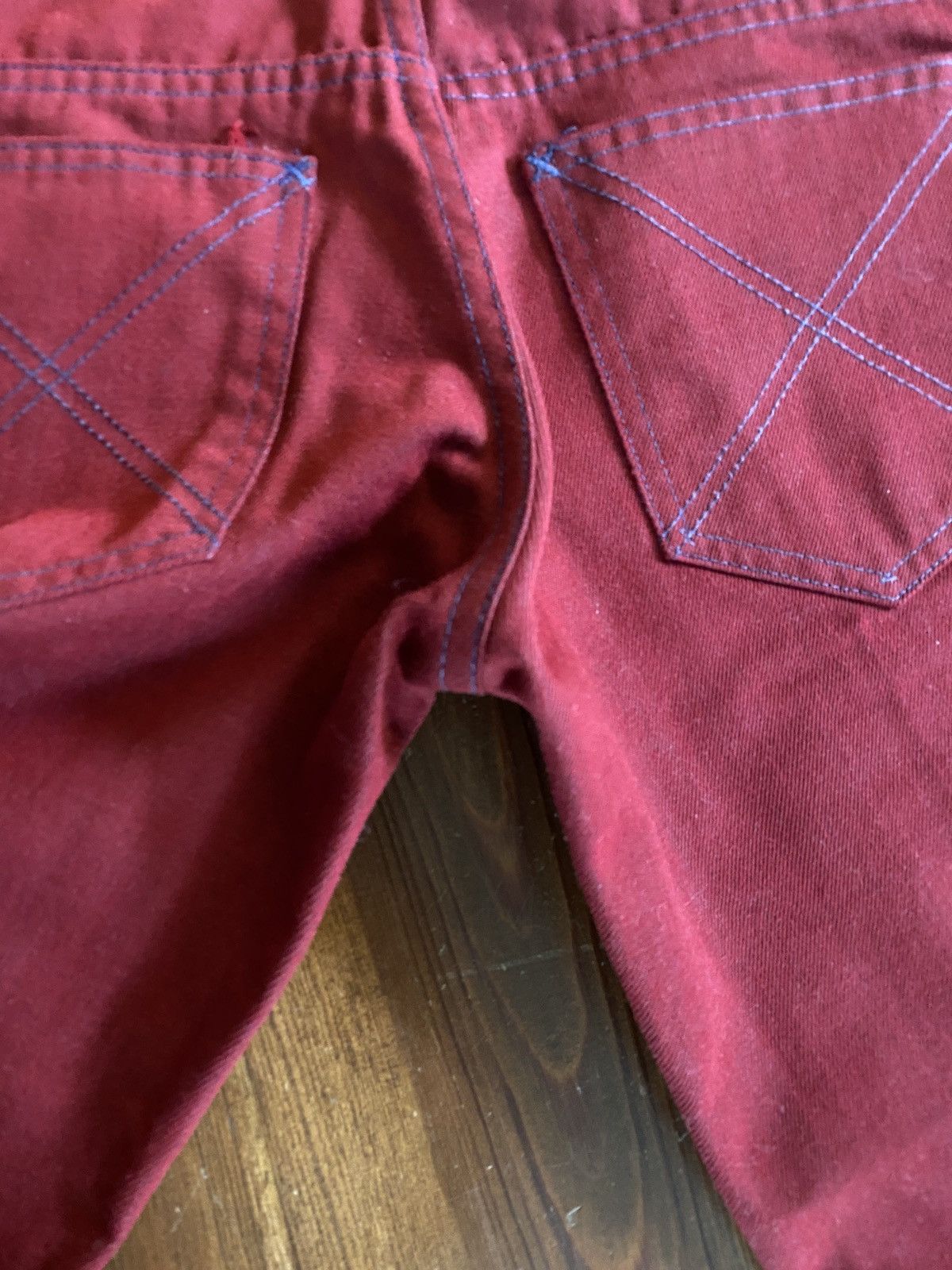 Sears × Vintage Vintage 60’s Sears Bell Bottom Denim Jeans 28x29 Pants Size US 28 / EU 44 - 17 Thumbnail