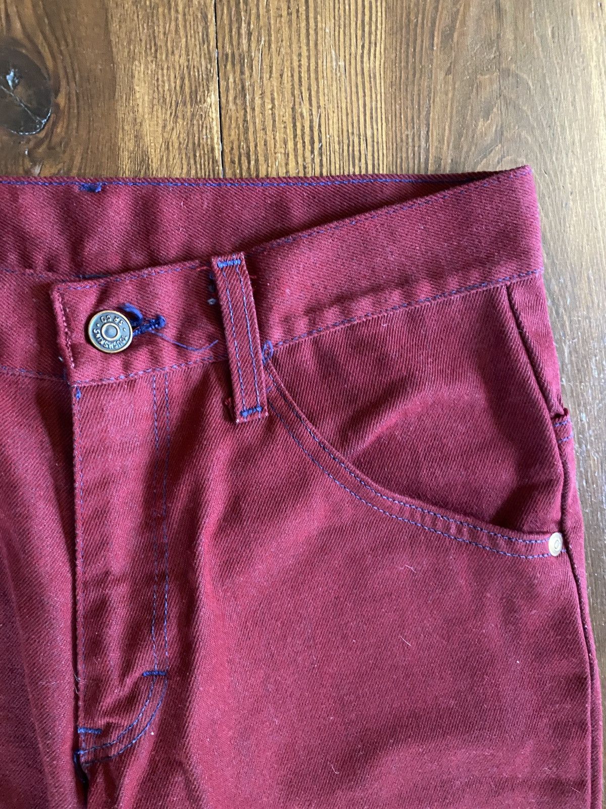 Sears × Vintage Vintage 60’s Sears Bell Bottom Denim Jeans 28x29 Pants Size US 28 / EU 44 - 7 Thumbnail