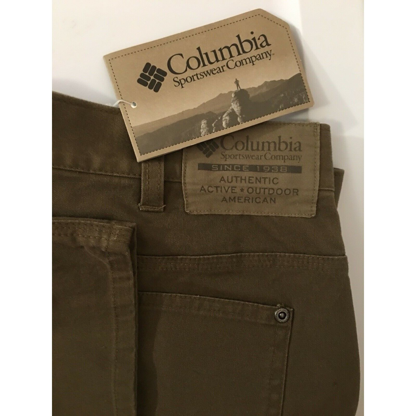 Columbia New Columbia Chainsaw WorkMens Size 30w x 30L Brown Size US 30 / EU 46 - 3 Thumbnail