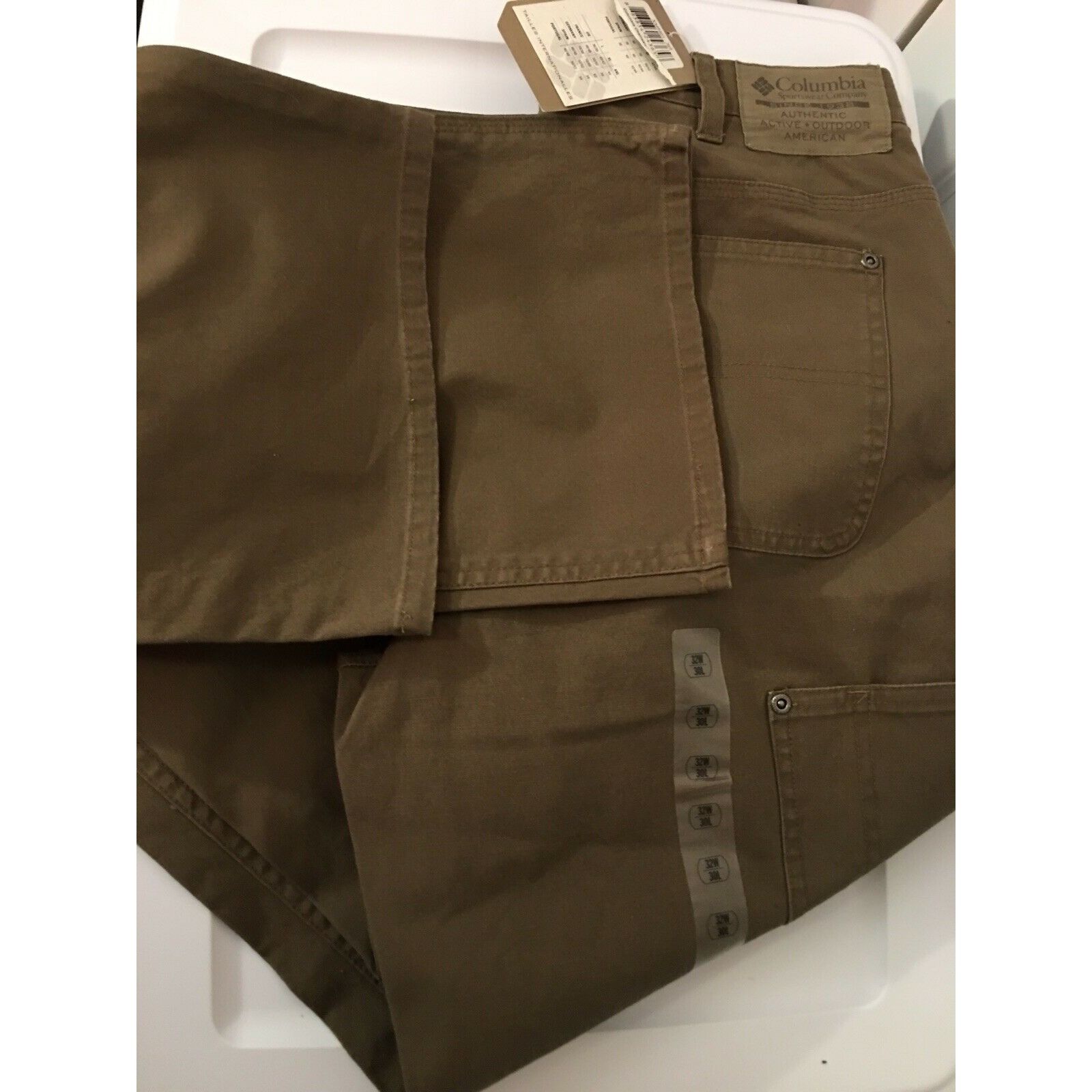 Columbia New Columbia Chainsaw WorkMens Size 30w x 30L Brown Size US 30 / EU 46 - 4 Thumbnail