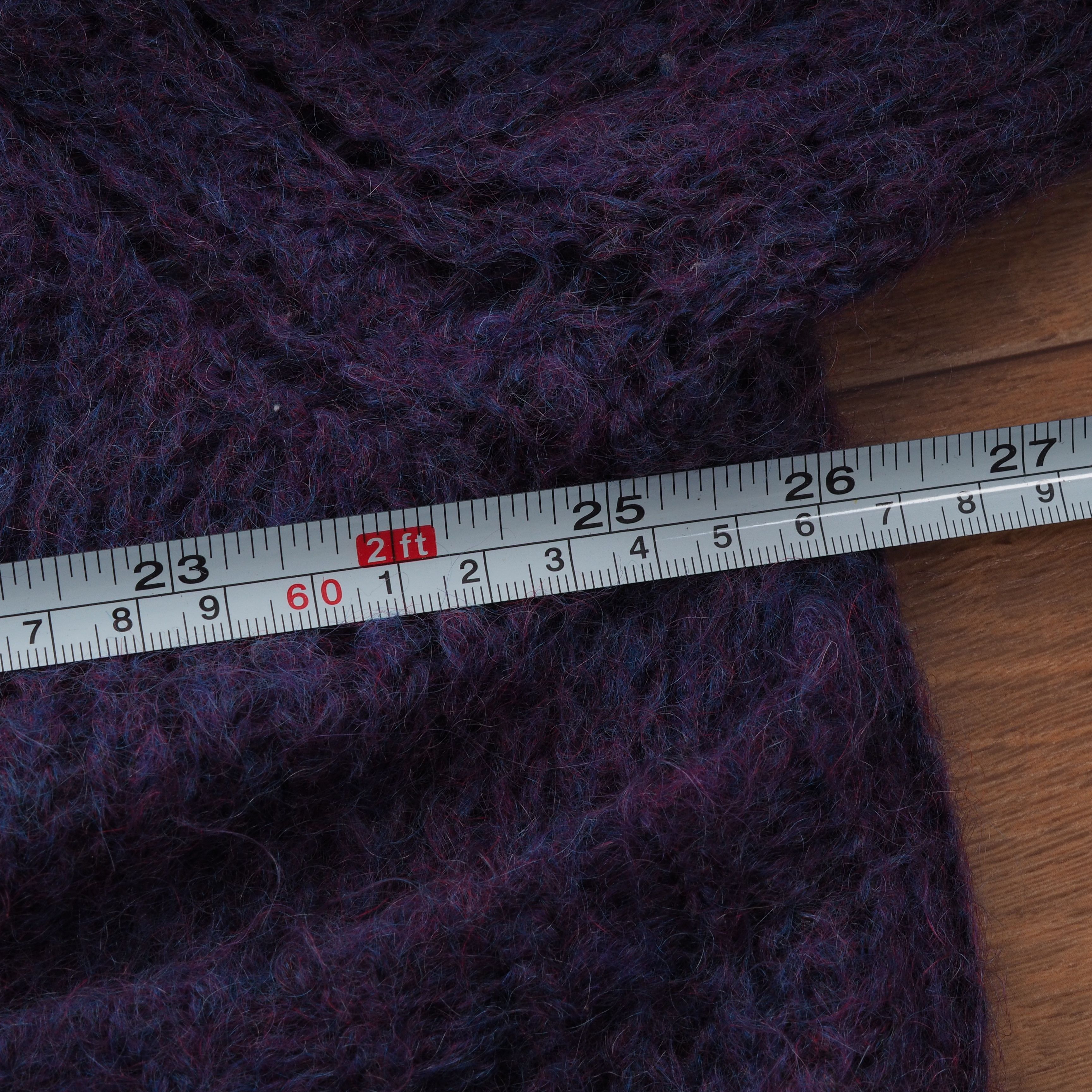 Acne Studios Acne Studios Purple Mohair Oversized Sweater Size XS / US 0-2 / IT 36-38 - 6 Thumbnail