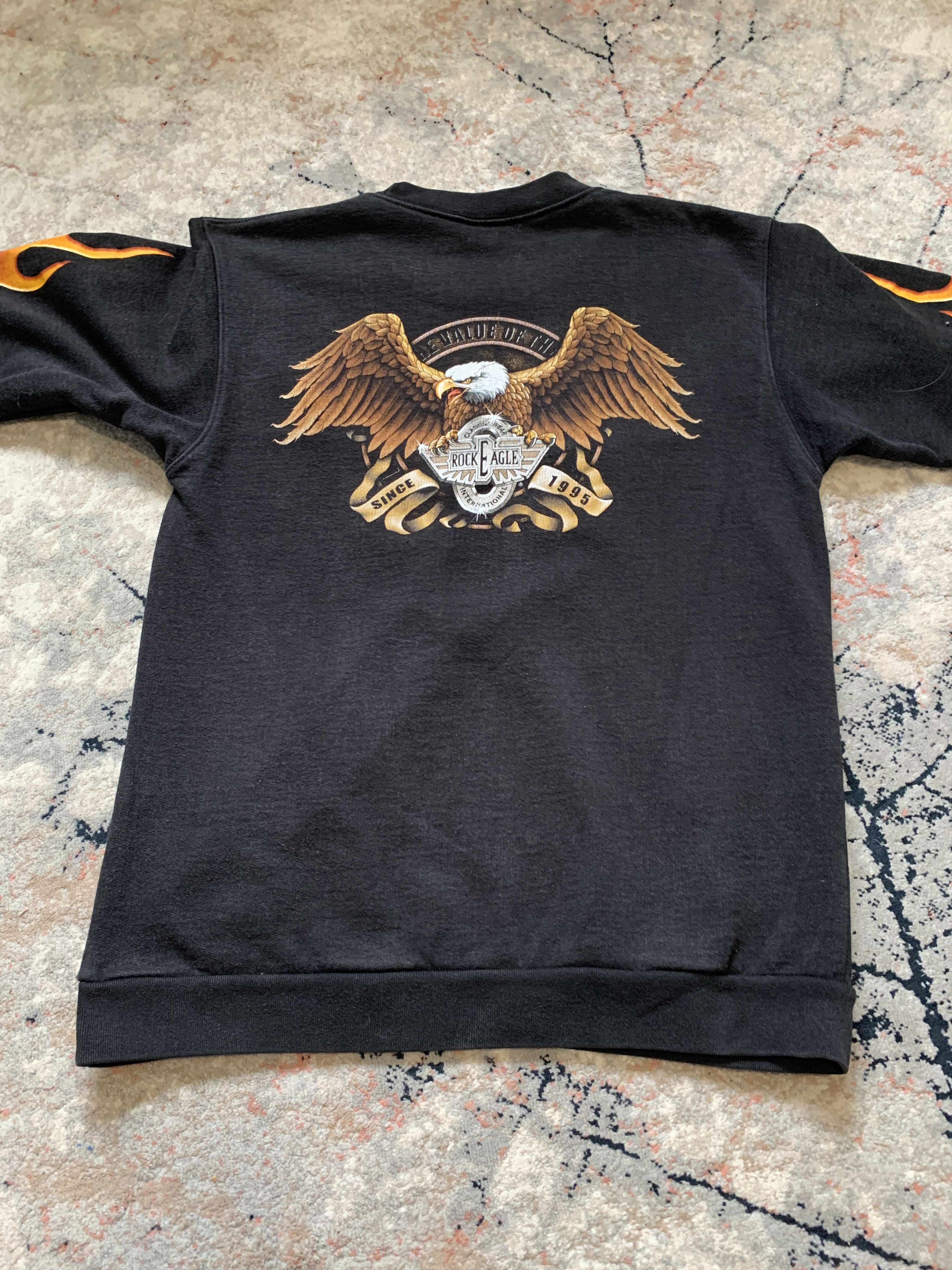 Indian Motorcycle Vintage Rock Eagle Born To Be Free Sweatshirt Size US S / EU 44-46 / 1 - 2 Thumbnail