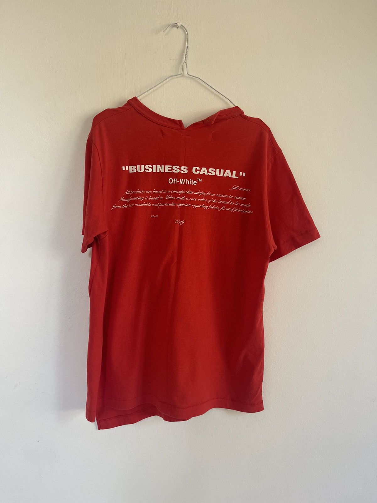 Off white Bernini cropped TEE