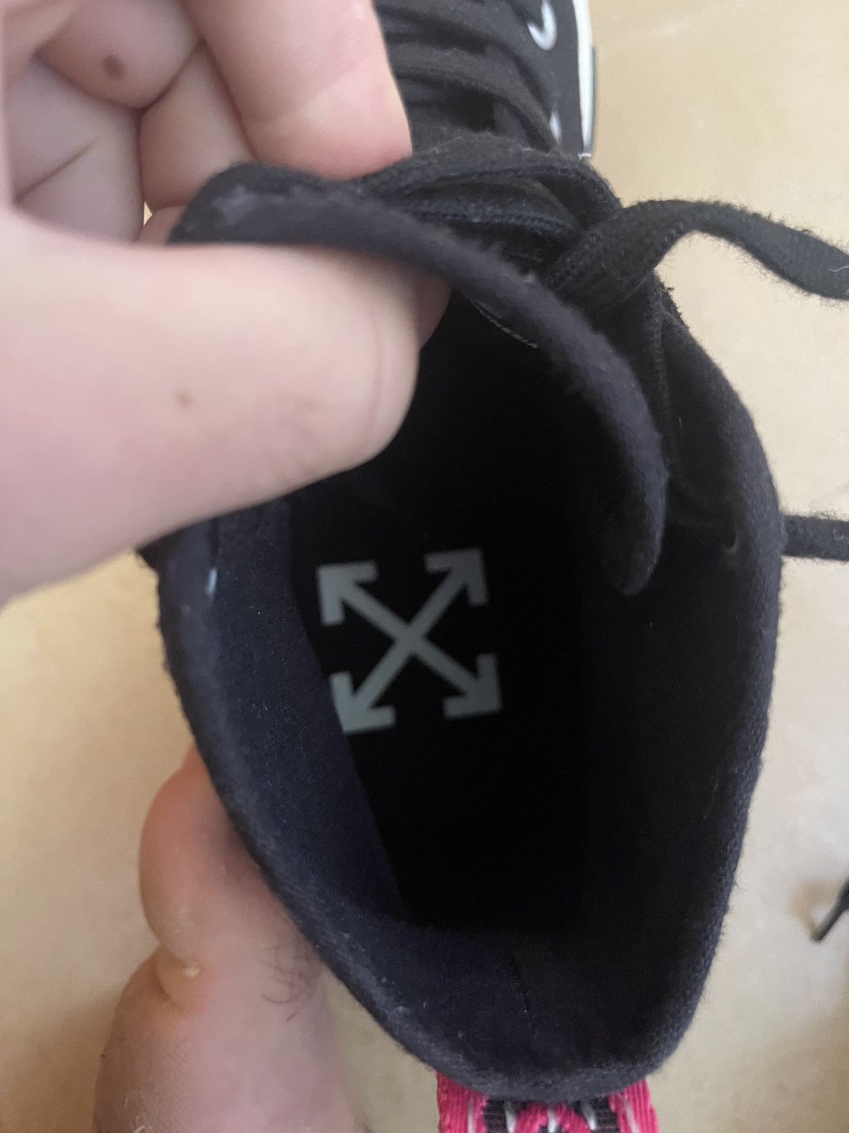 Off-White Off white Vulcanized mid top sneakers Size US 8.5 / EU 41-42 - 14 Thumbnail