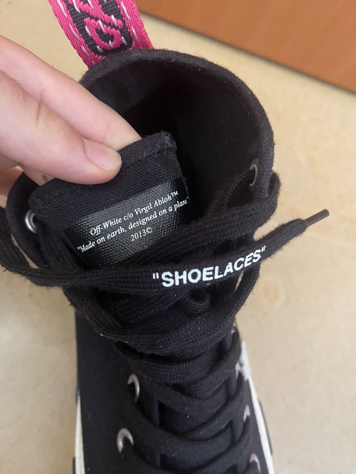 Off-White Off white Vulcanized mid top sneakers Size US 8.5 / EU 41-42 - 15 Thumbnail