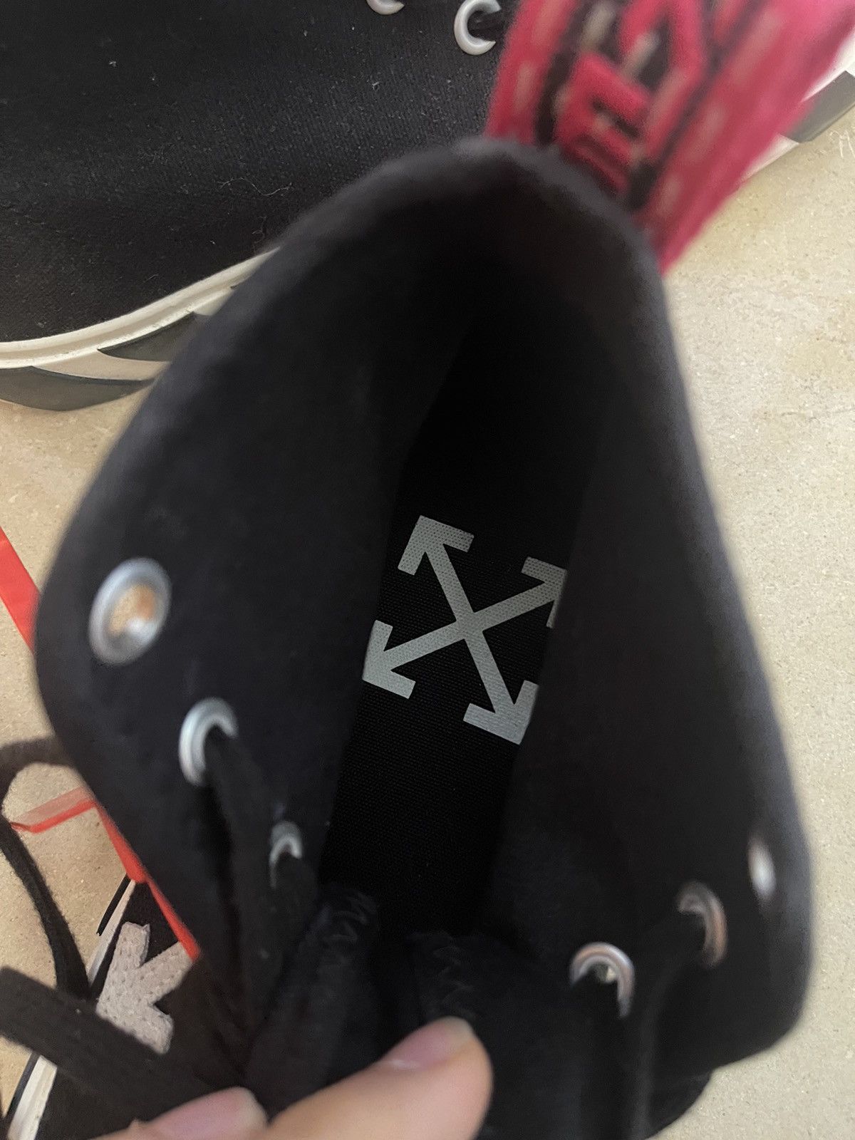 Off-White Off white Vulcanized mid top sneakers Size US 8.5 / EU 41-42 - 12 Thumbnail