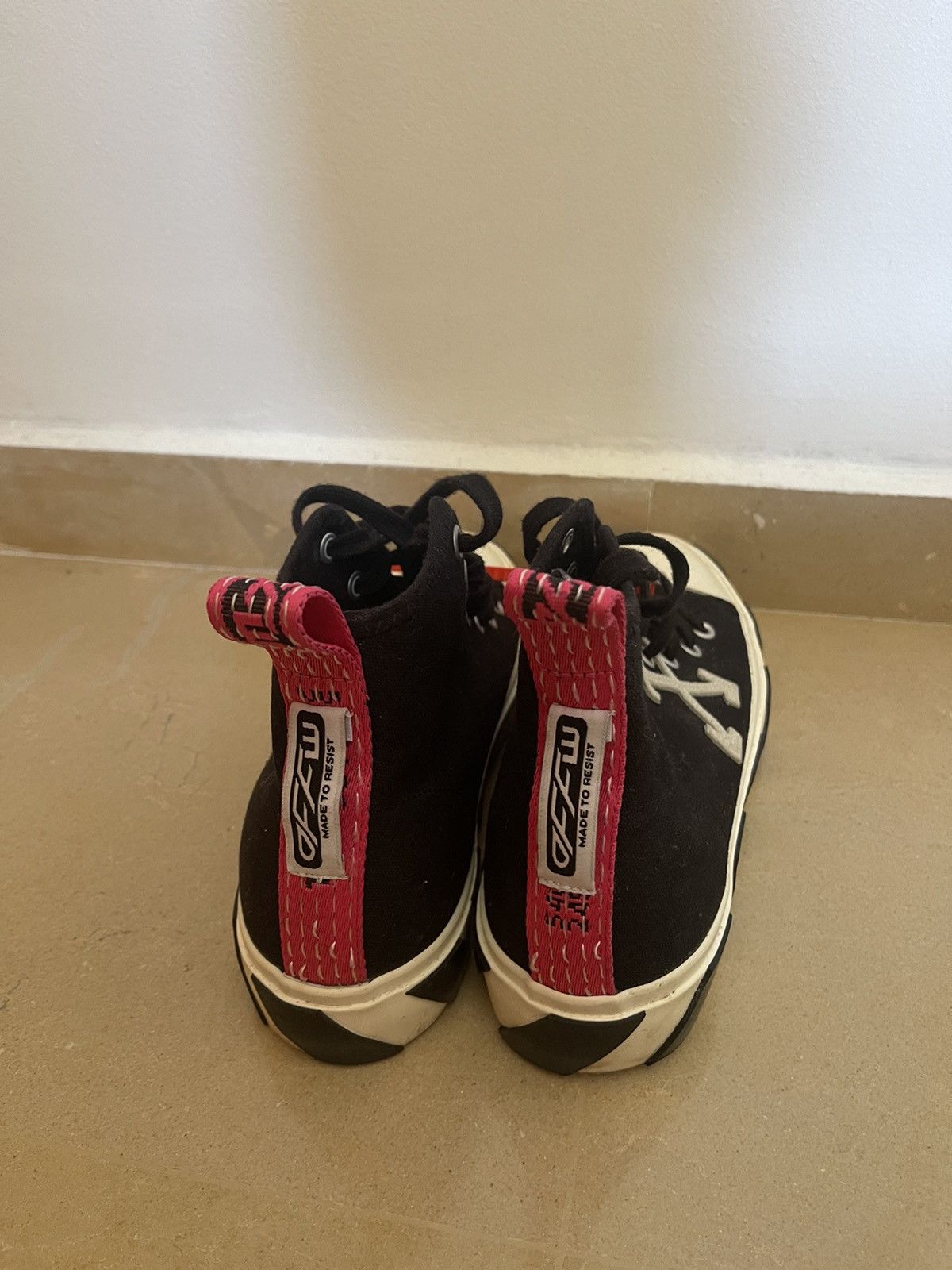 Off-White Off white Vulcanized mid top sneakers Size US 8.5 / EU 41-42 - 6 Thumbnail