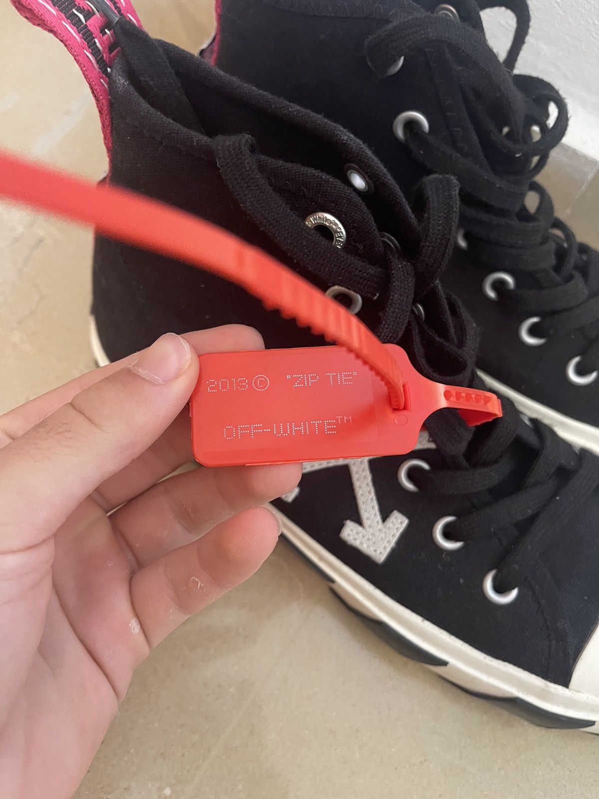Off-White Off white Vulcanized mid top sneakers Size US 8.5 / EU 41-42 - 7 Thumbnail