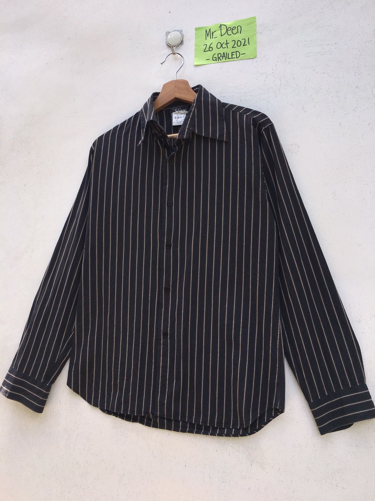 agnes b. Rare Vintage Agnes b. Stripes Buttons Shirt Size US S / EU 44-46 / 1 - 2 Thumbnail