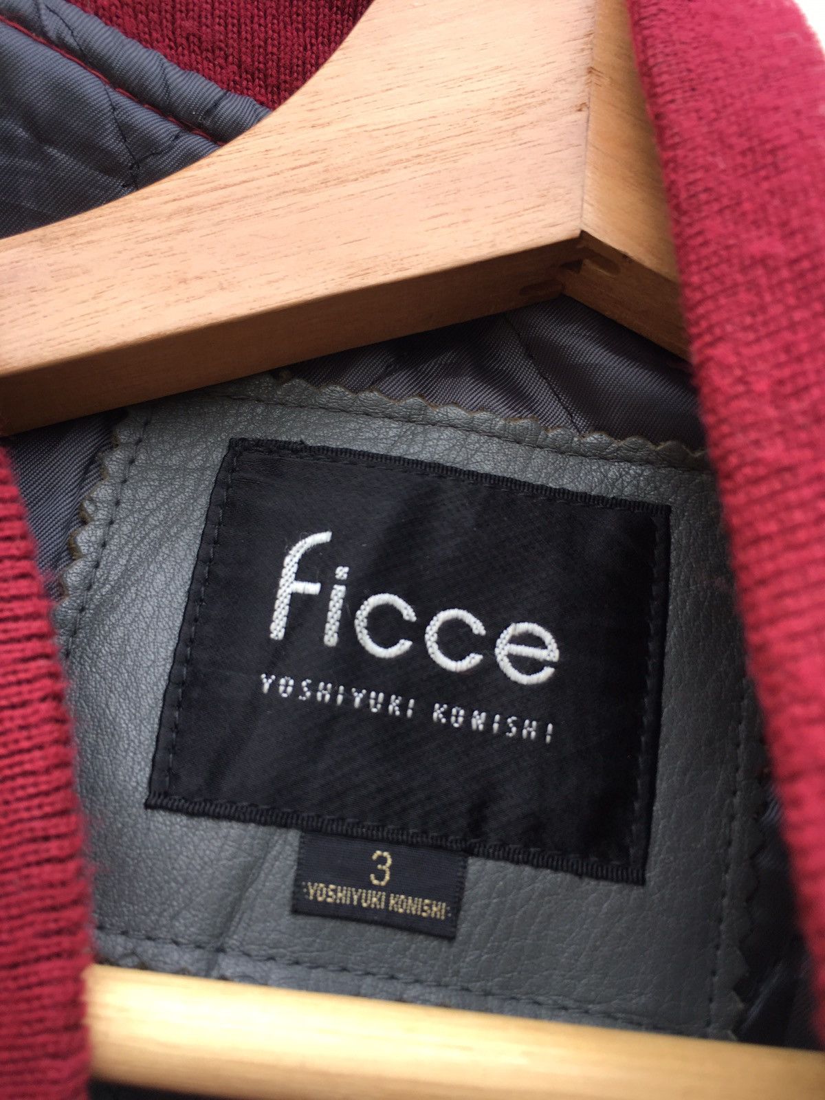 Japanese Brand Vintage 1980s Ficce by Yoshiyuki Konishi Varsity Jacket Size US L / EU 52-54 / 3 - 18 Thumbnail