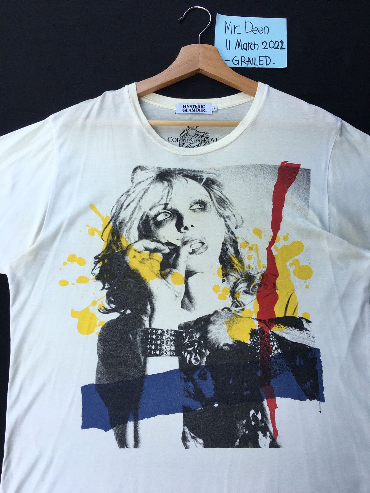 Hysteric Glamour Rare Japanese Brand Hysteric Glamour x Courtney Love TShirt Size US L / EU 52-54 / 3 - 5 Thumbnail