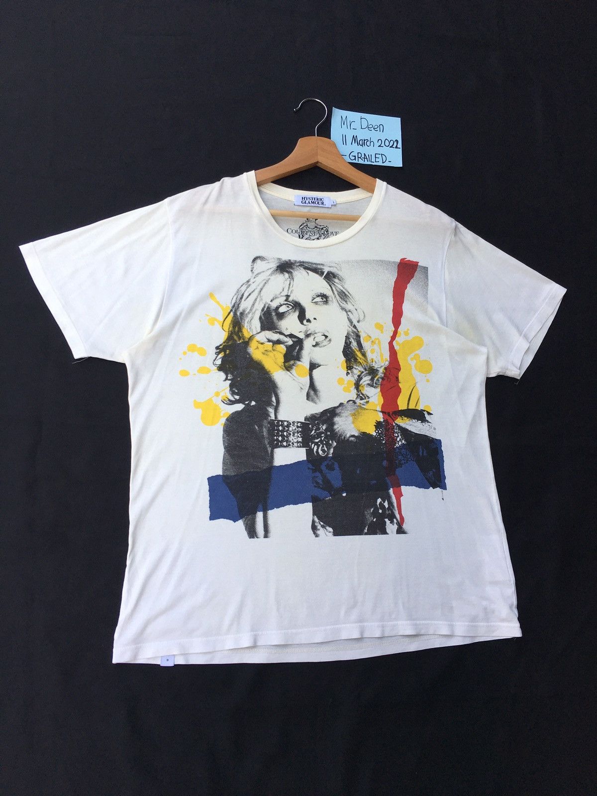 Hysteric Glamour Rare Japanese Brand Hysteric Glamour x Courtney Love TShirt Size US L / EU 52-54 / 3 - 2 Thumbnail