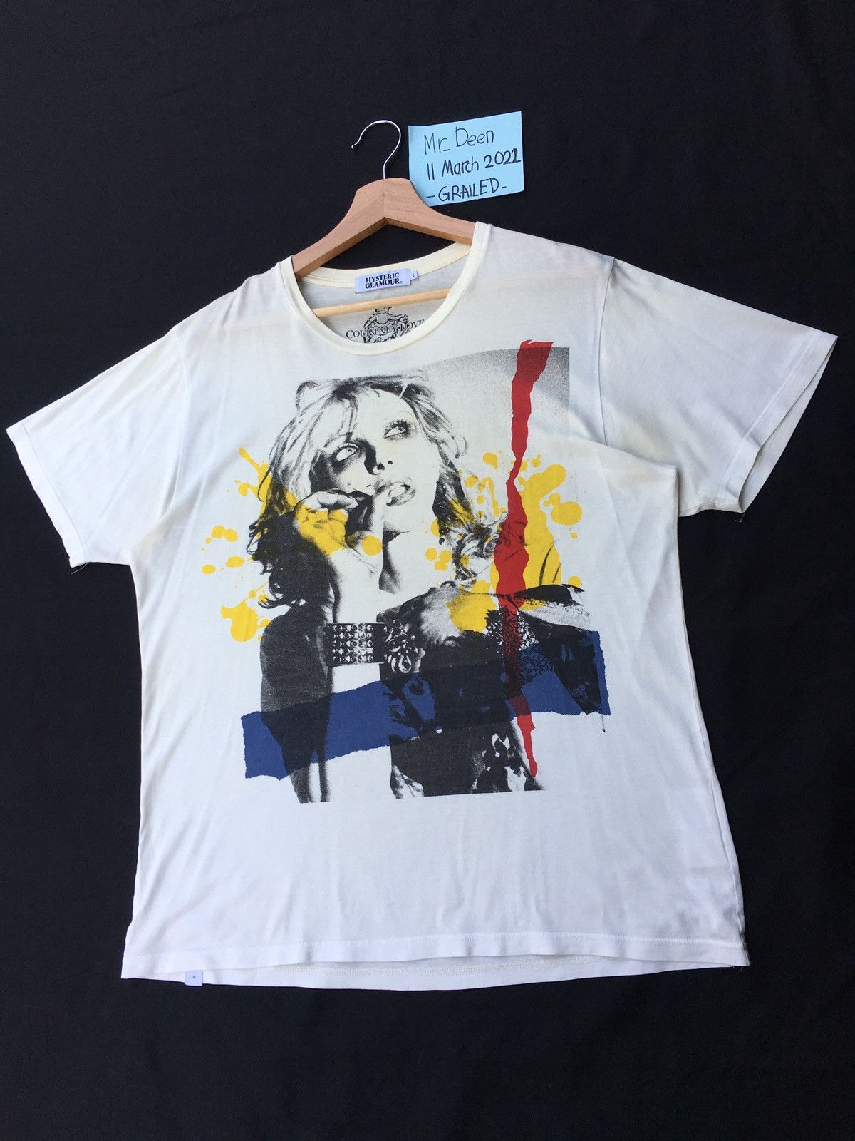 Hysteric Glamour Rare Japanese Brand Hysteric Glamour x Courtney Love TShirt Size US L / EU 52-54 / 3 - 3 Thumbnail