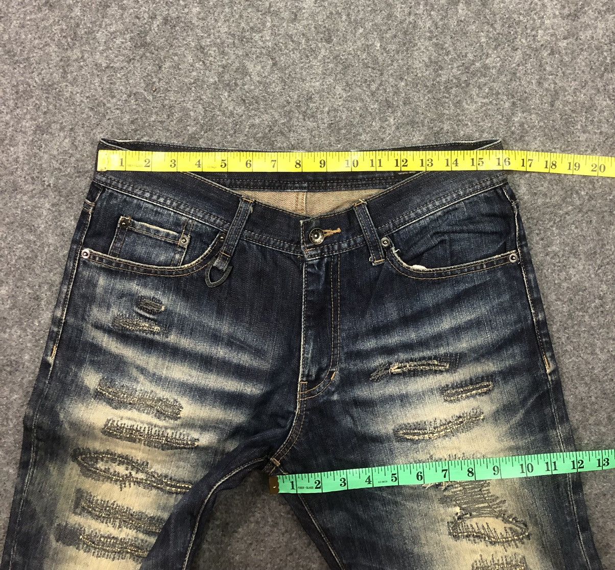 Japanese Brand SEMANTIC DESIGN Denim Distressed Style Kapital Inspired Size US 32 / EU 48 - 12 Thumbnail