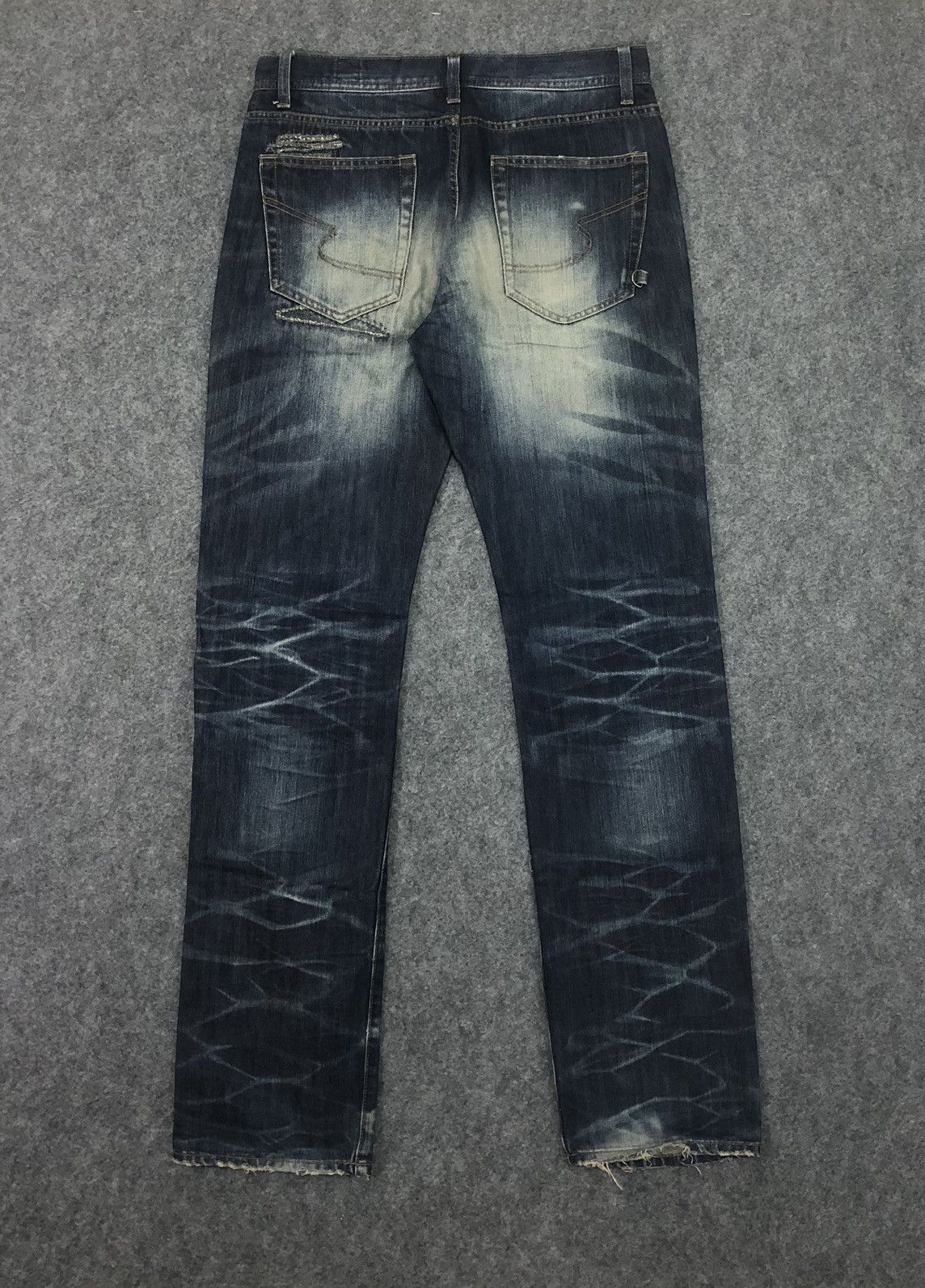 Japanese Brand SEMANTIC DESIGN Denim Distressed Style Kapital Inspired Size US 32 / EU 48 - 3 Thumbnail
