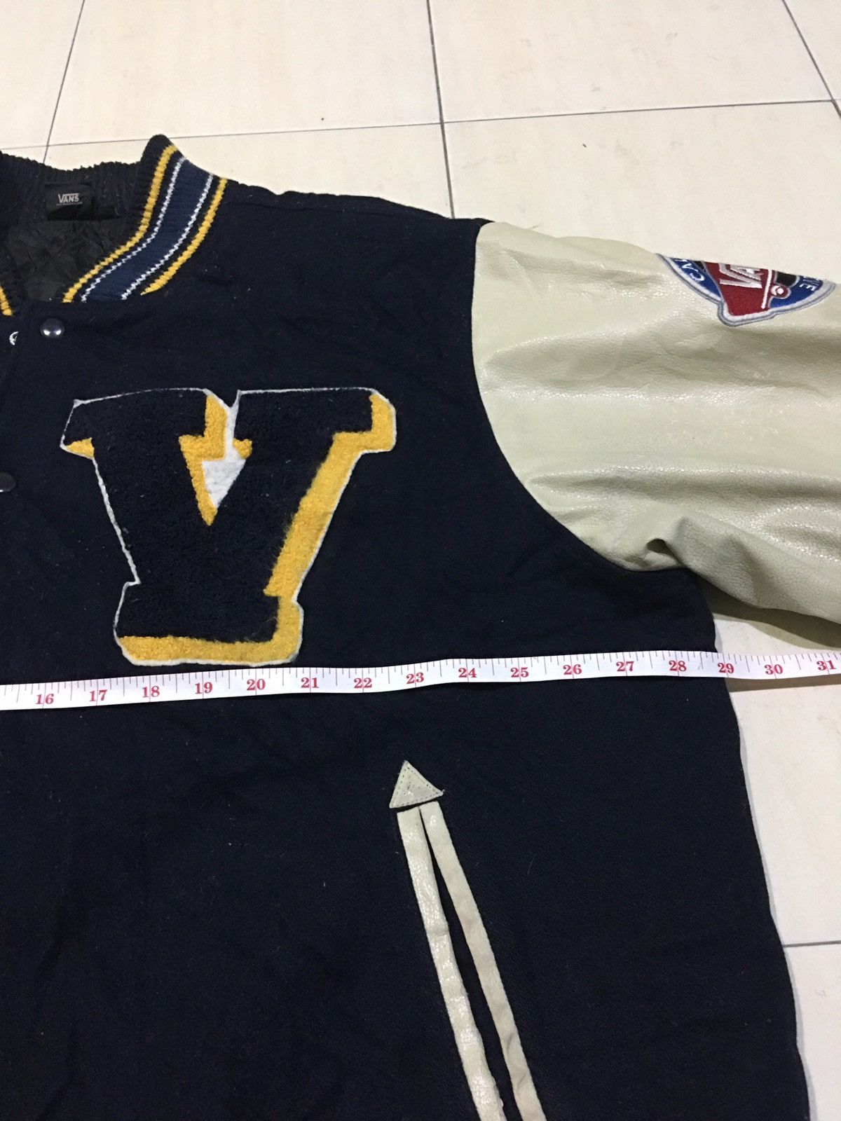 Vans Vintage Vans Skate USA big logo Embroidered Varsity Jacket Size US XXL / EU 58 / 5 - 13 Thumbnail