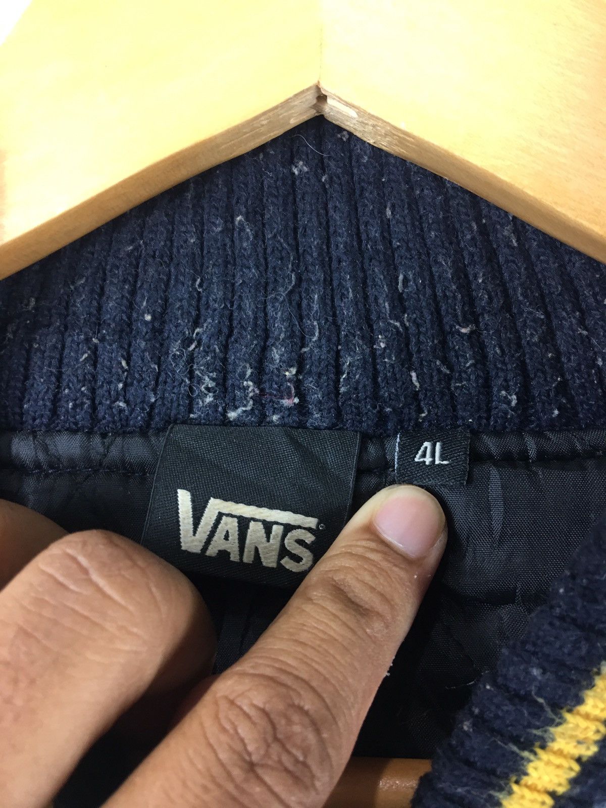 Vans Vintage Vans Skate USA big logo Embroidered Varsity Jacket Size US XXL / EU 58 / 5 - 7 Thumbnail