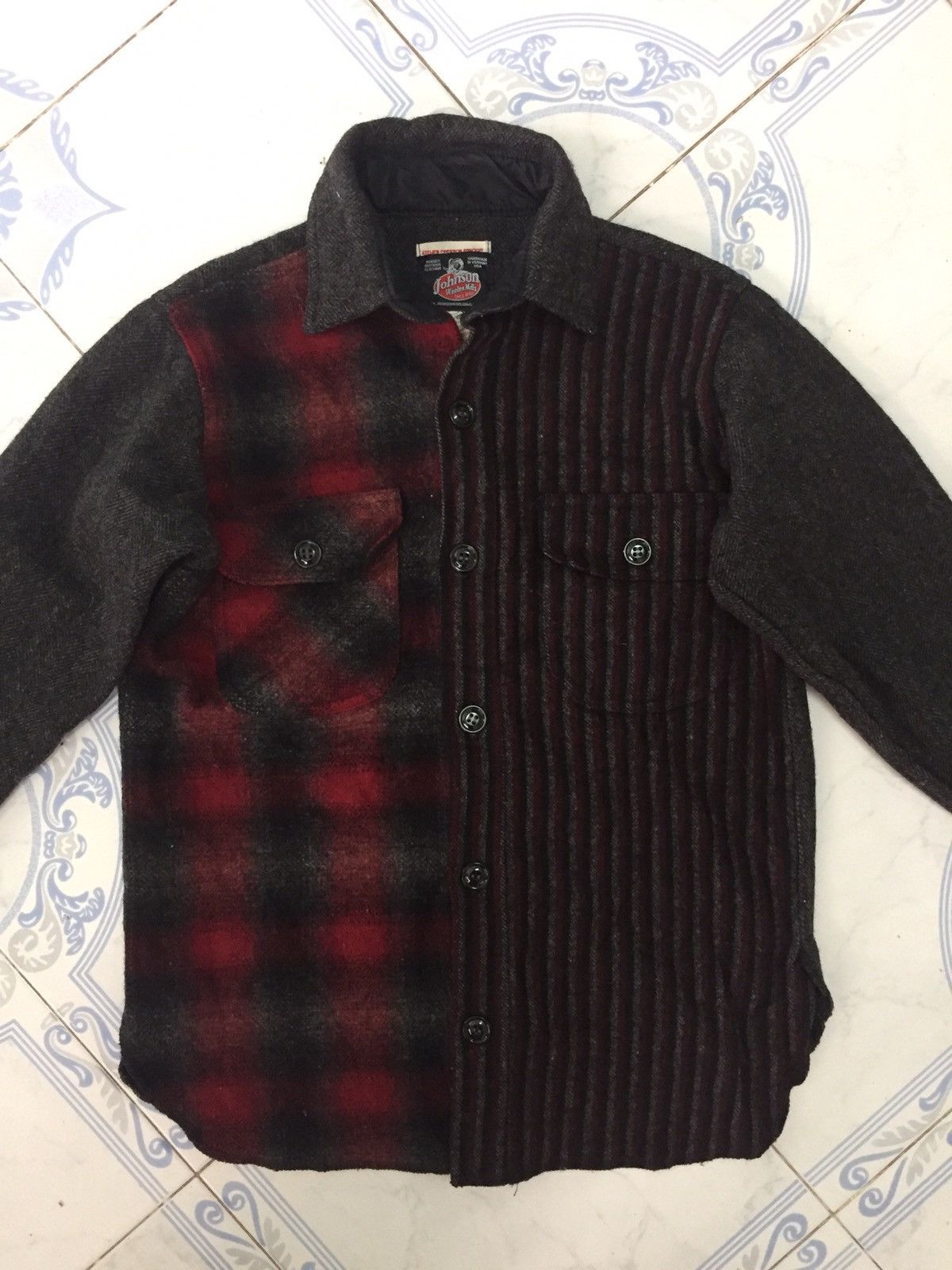 Handmade Johnson Woolen Mills Handmade Patch Shirt Style Size US XS / EU 42 / 0 - 3 Thumbnail