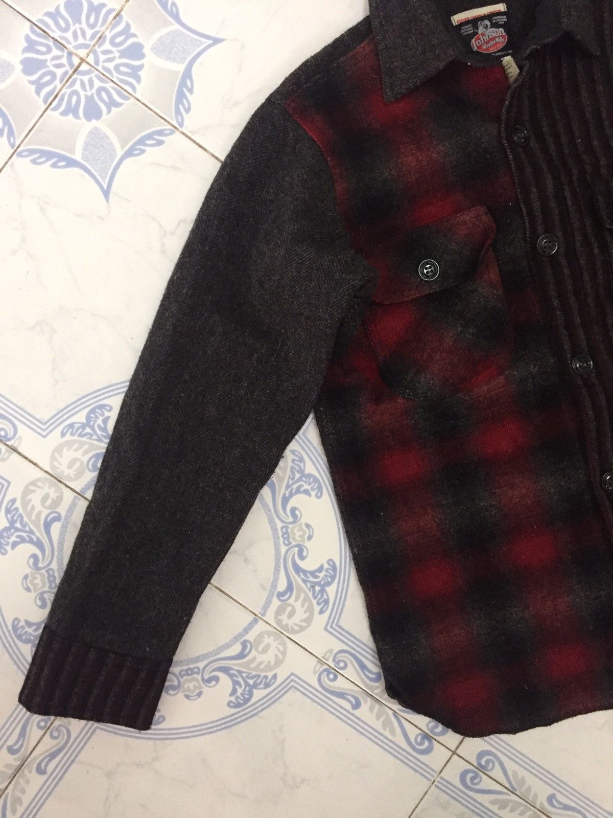 Handmade Johnson Woolen Mills Handmade Patch Shirt Style Size US XS / EU 42 / 0 - 2 Thumbnail