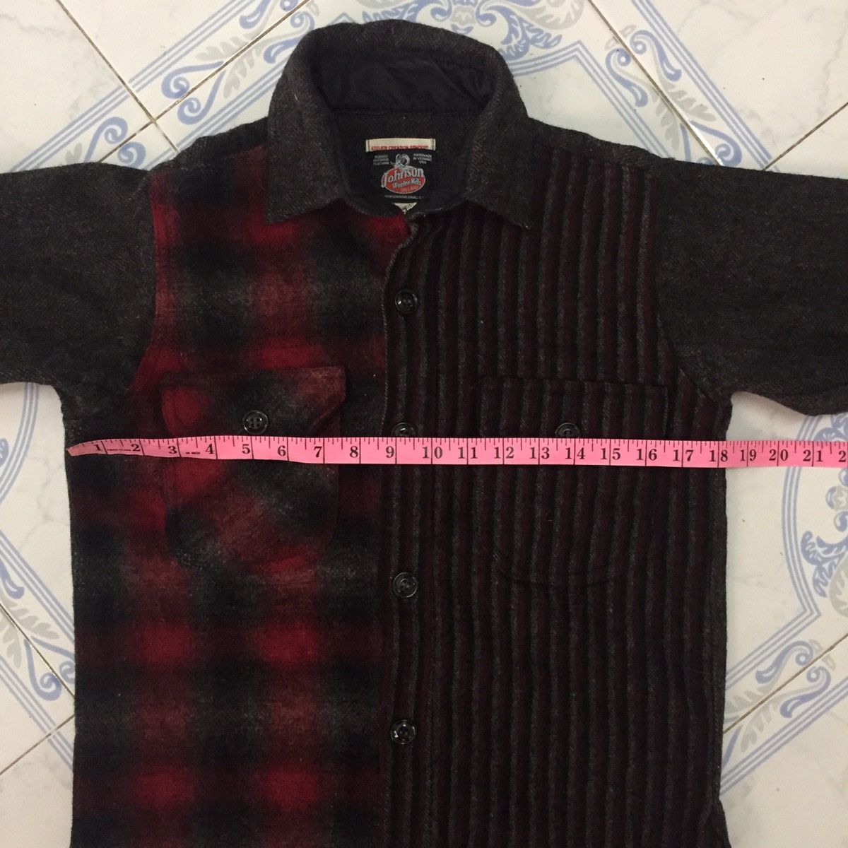 Handmade Johnson Woolen Mills Handmade Patch Shirt Style Size US XS / EU 42 / 0 - 14 Thumbnail