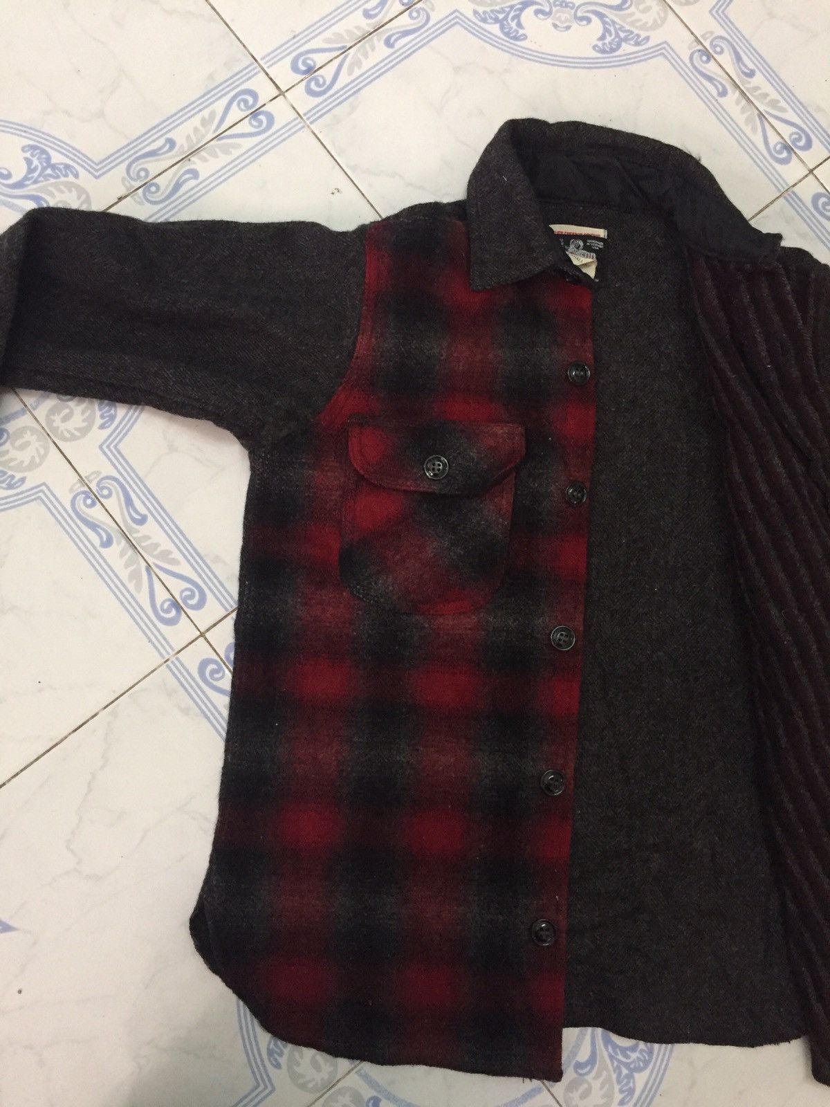 Handmade Johnson Woolen Mills Handmade Patch Shirt Style Size US XS / EU 42 / 0 - 10 Thumbnail