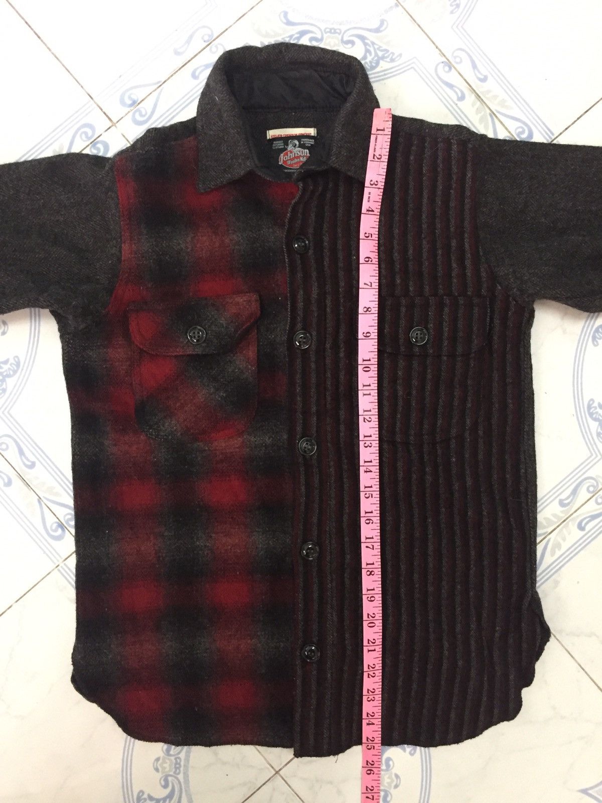 Handmade Johnson Woolen Mills Handmade Patch Shirt Style Size US XS / EU 42 / 0 - 15 Thumbnail