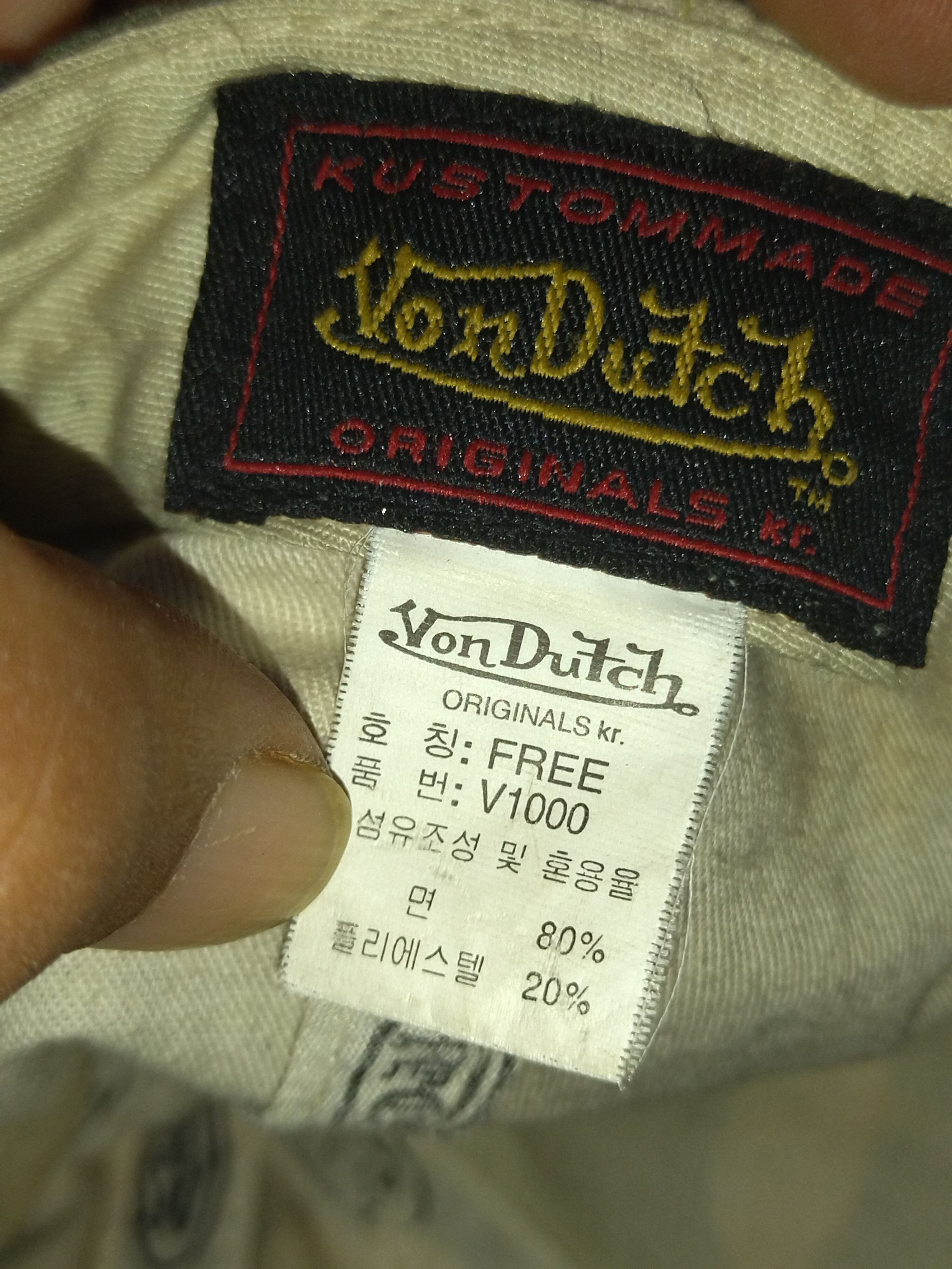 Vintage × Von Dutch Von dutch Camo Embroidery Logo Cap/Hat Size ONE SIZE - 10 Thumbnail