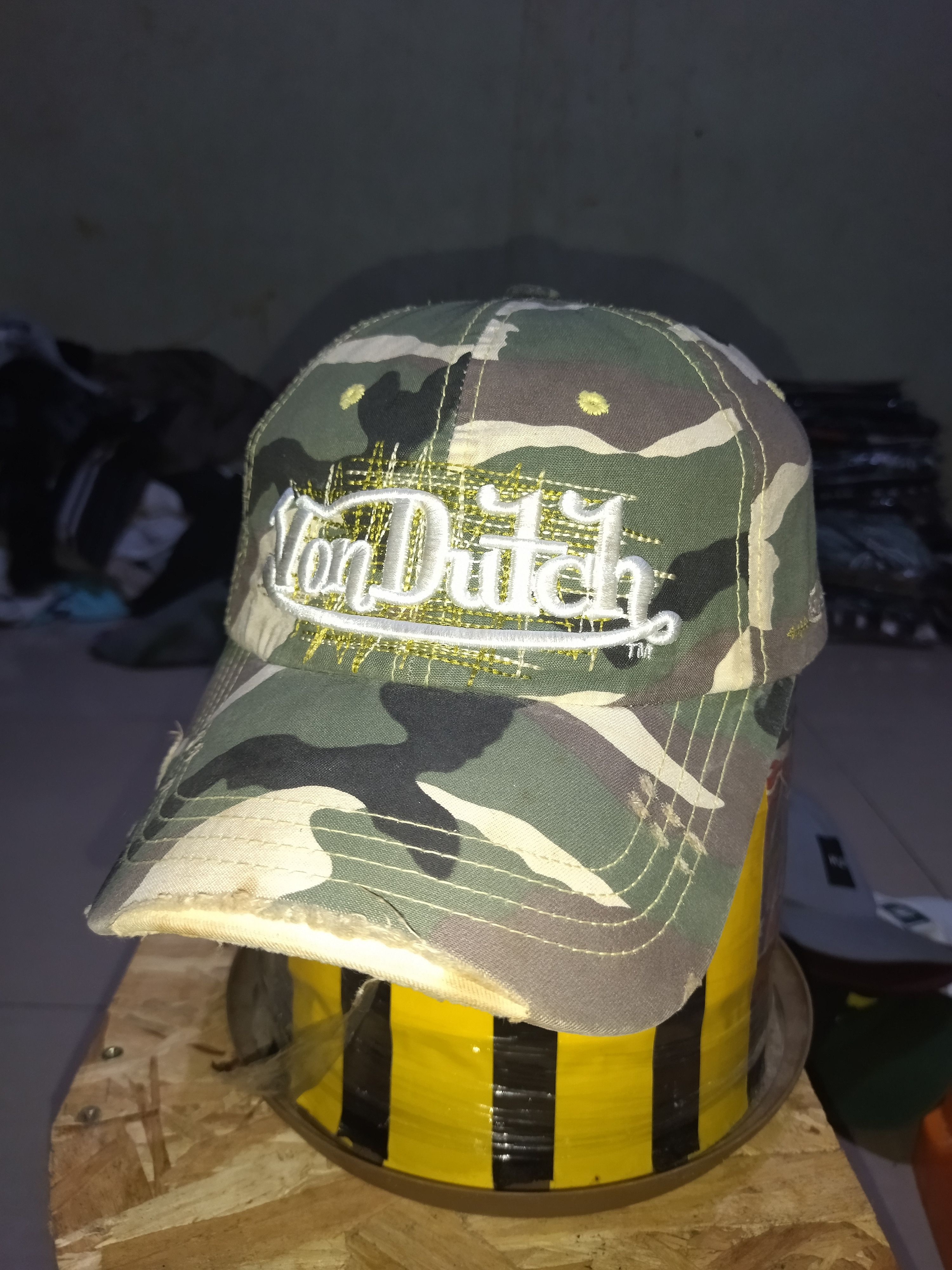 Vintage × Von Dutch Von dutch Camo Embroidery Logo Cap/Hat Size ONE SIZE - 1 Thumbnail