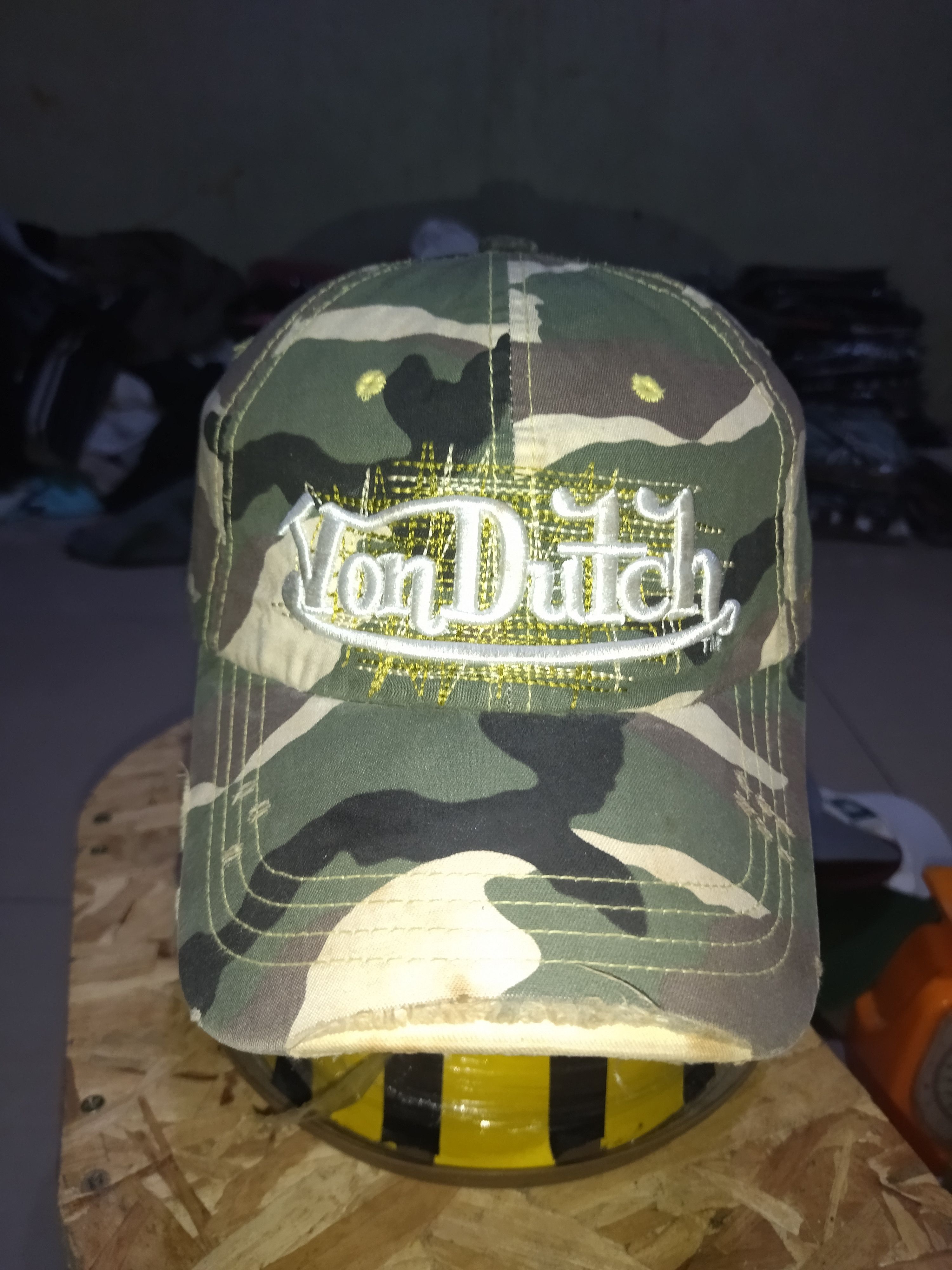 Vintage × Von Dutch Von dutch Camo Embroidery Logo Cap/Hat Size ONE SIZE - 2 Thumbnail