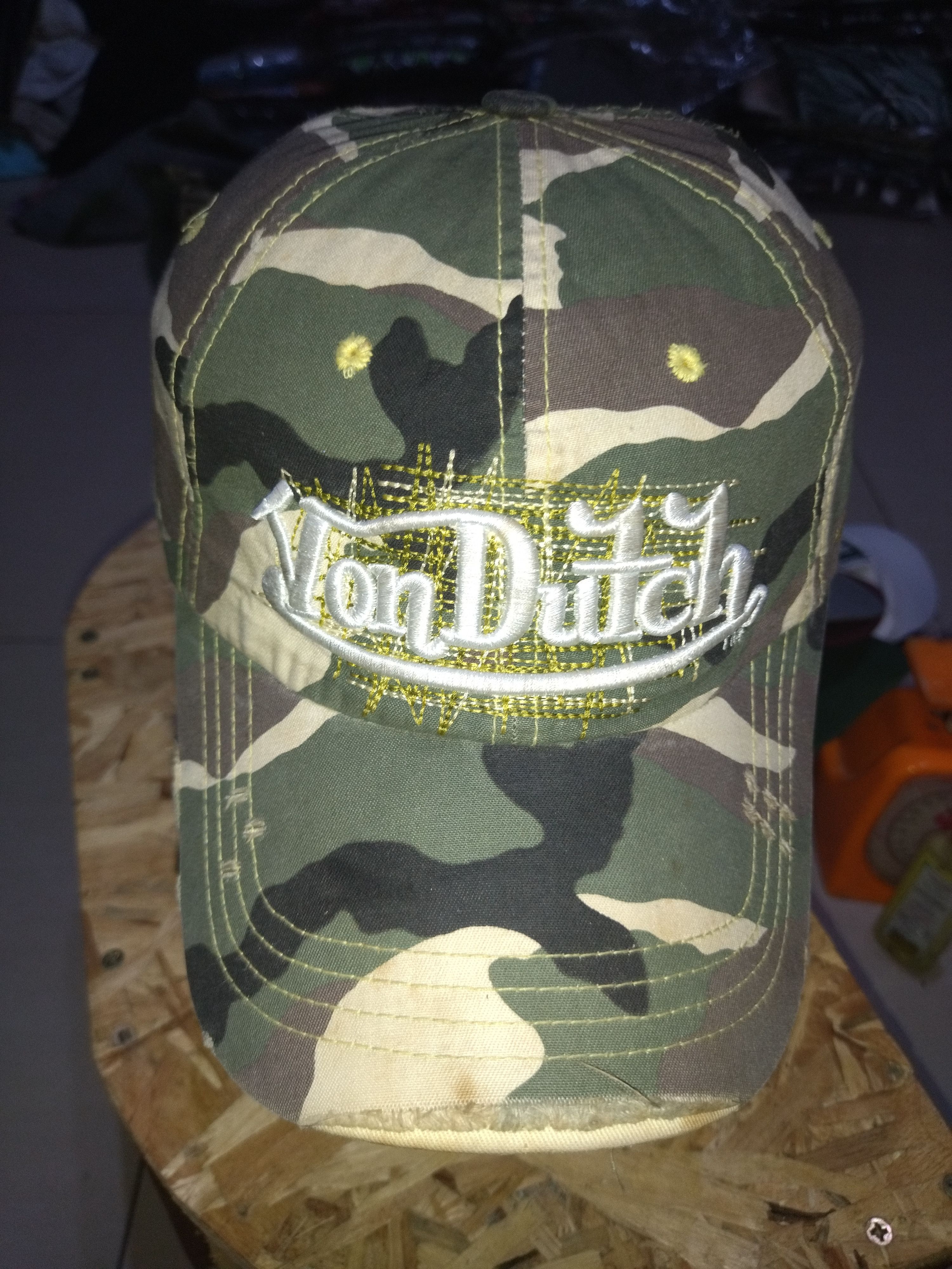 Vintage × Von Dutch Von dutch Camo Embroidery Logo Cap/Hat Size ONE SIZE - 3 Thumbnail