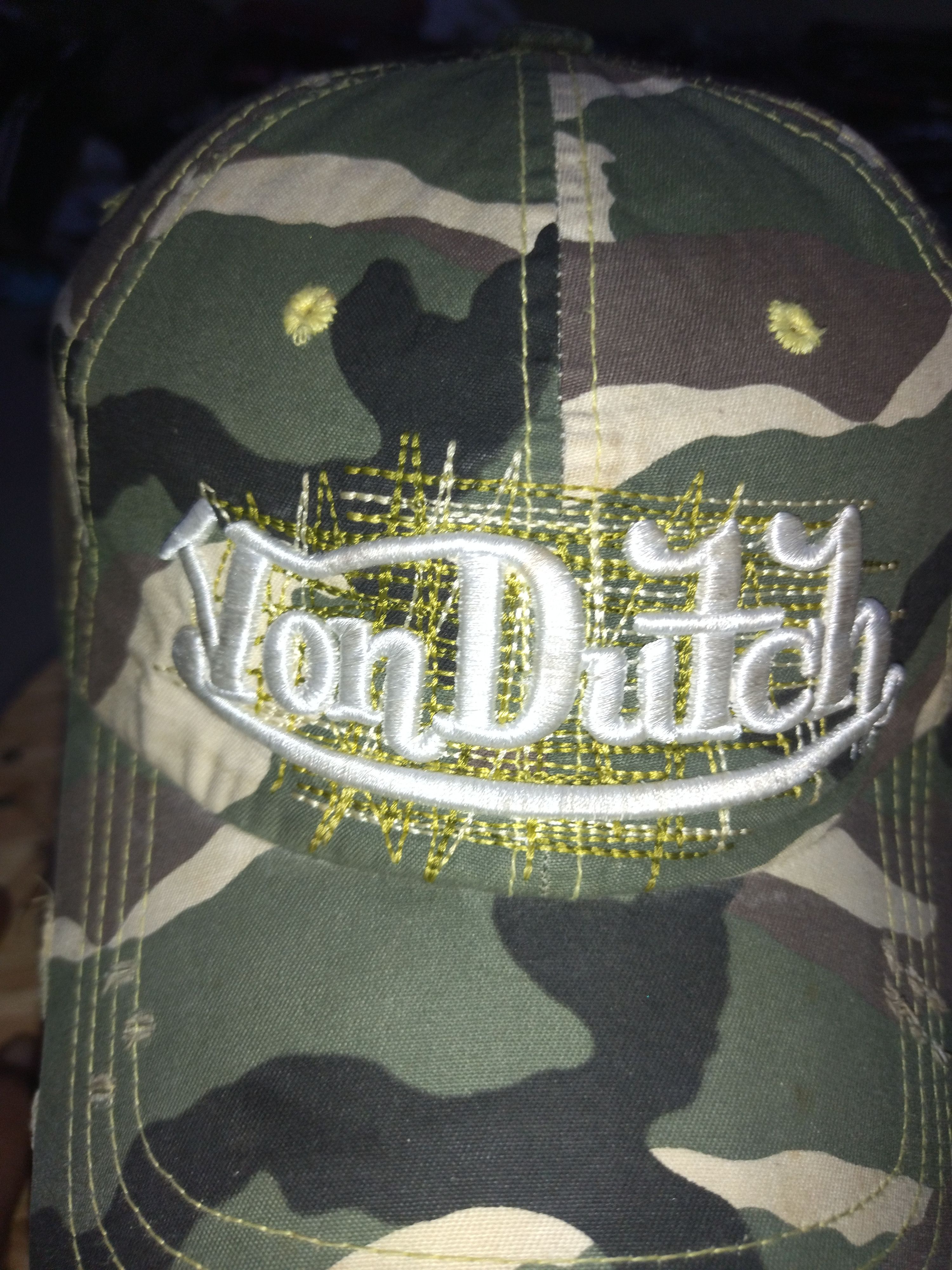 Vintage × Von Dutch Von dutch Camo Embroidery Logo Cap/Hat Size ONE SIZE - 4 Thumbnail