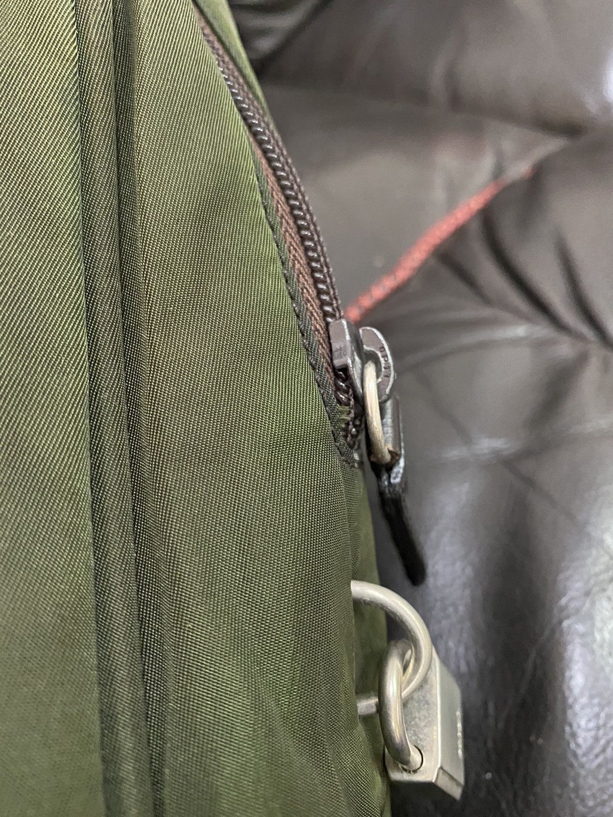 Prada Authentic Vintage Prada Tessuto Nyalon Green Shoulder Bag Size ONE SIZE - 15 Thumbnail